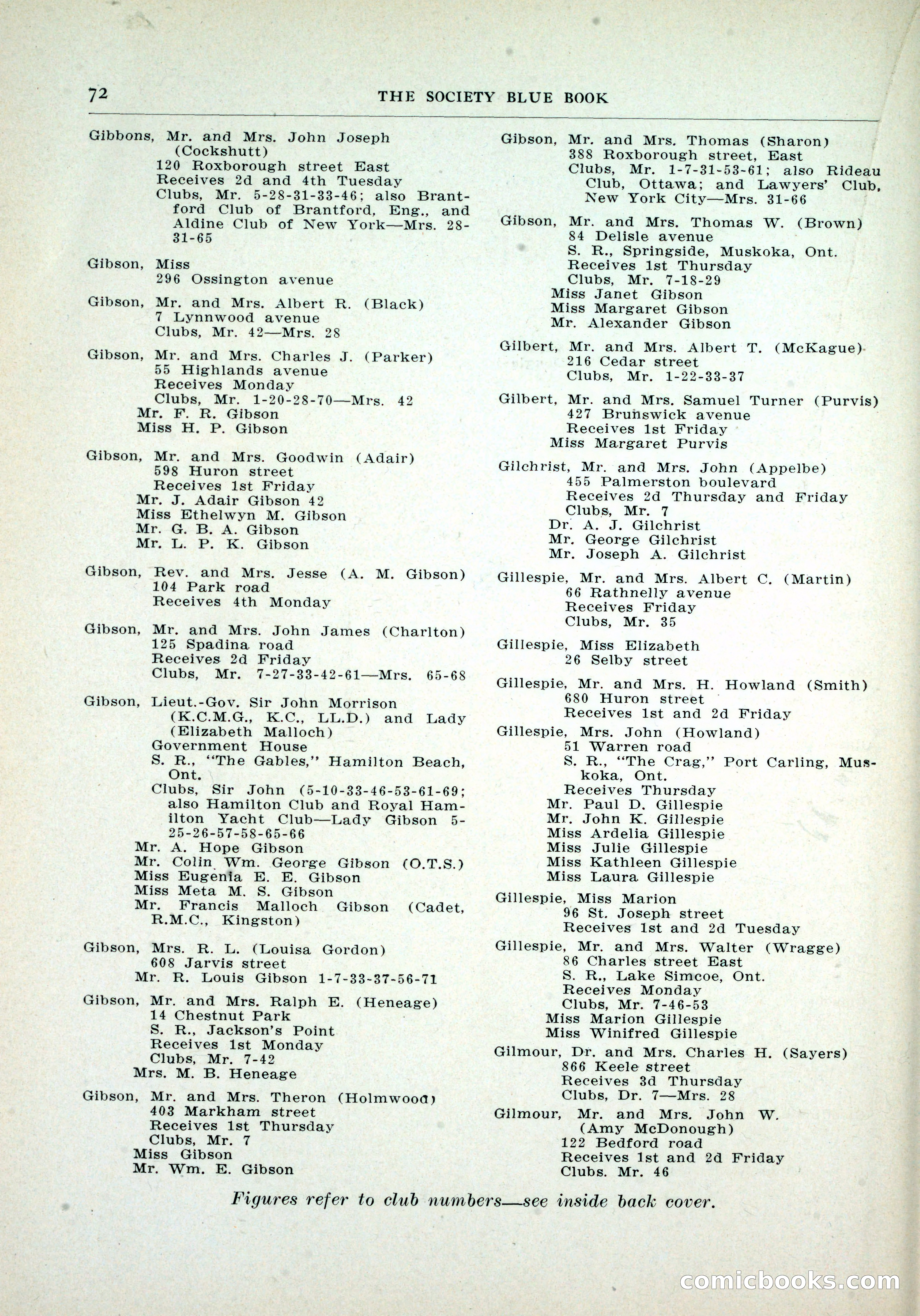 Dau's Blue Book, Toronto — page 64 of 264