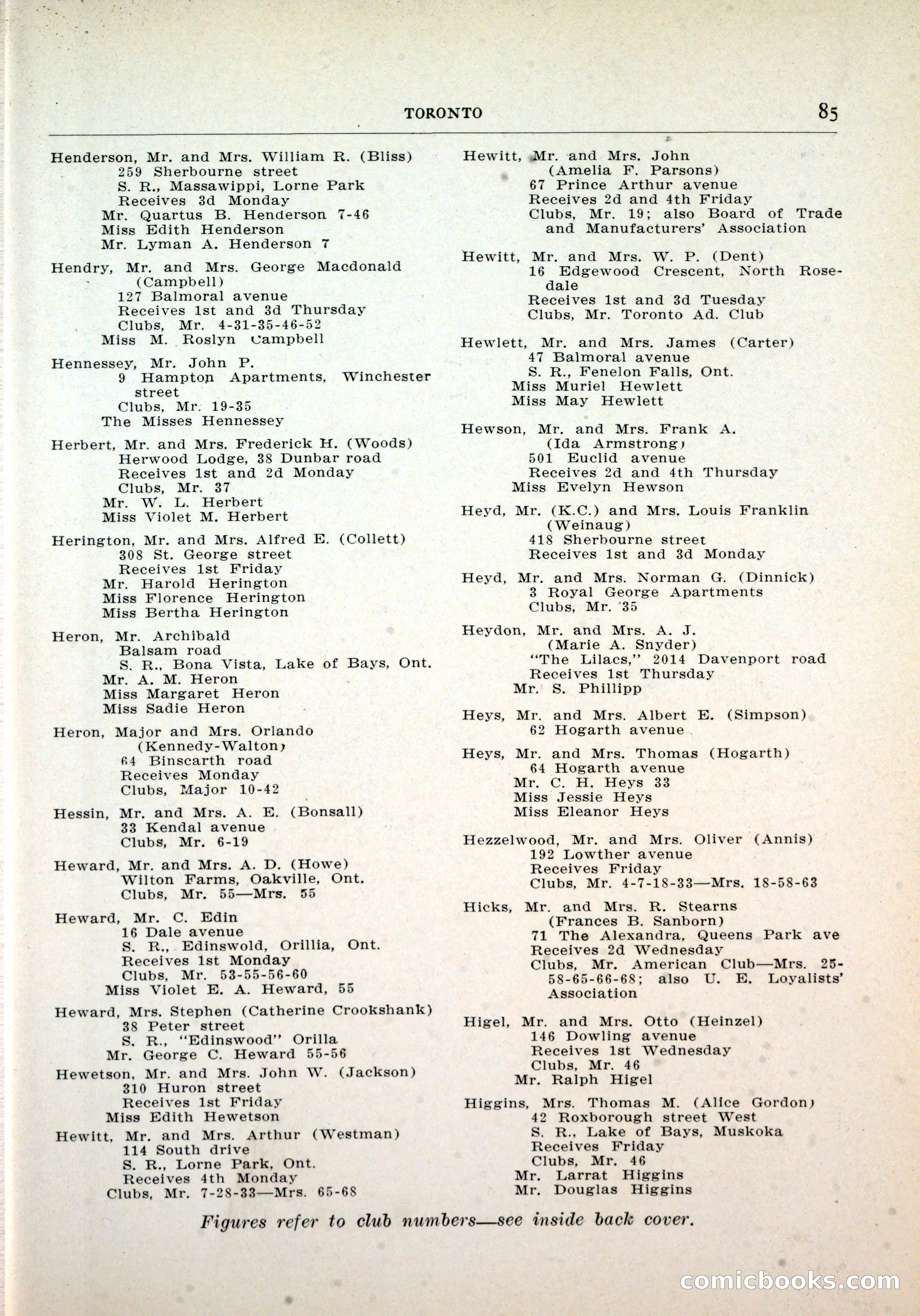 Dau's Blue Book, Toronto — page 77 of 264