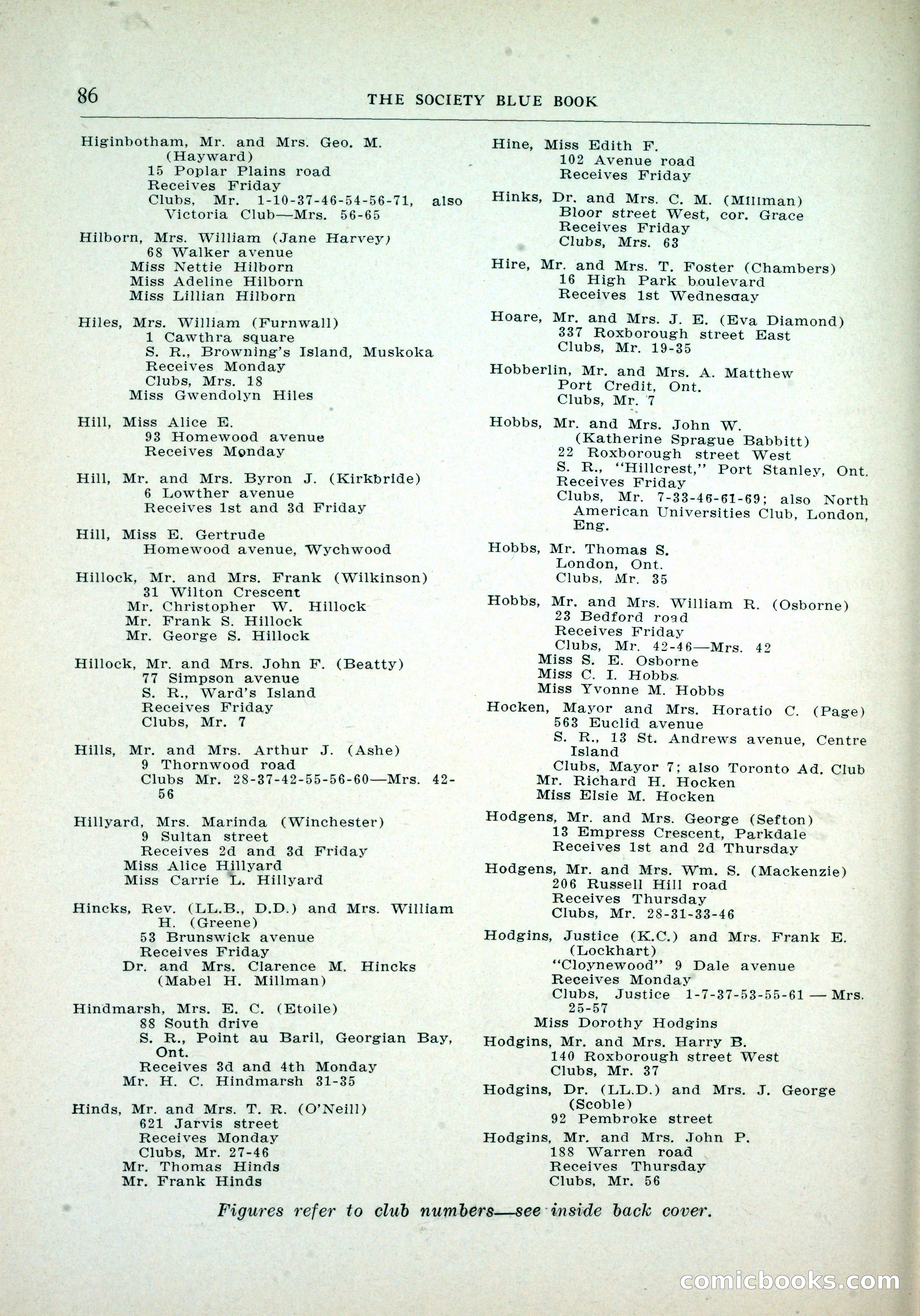 Dau's Blue Book, Toronto — page 78 of 264