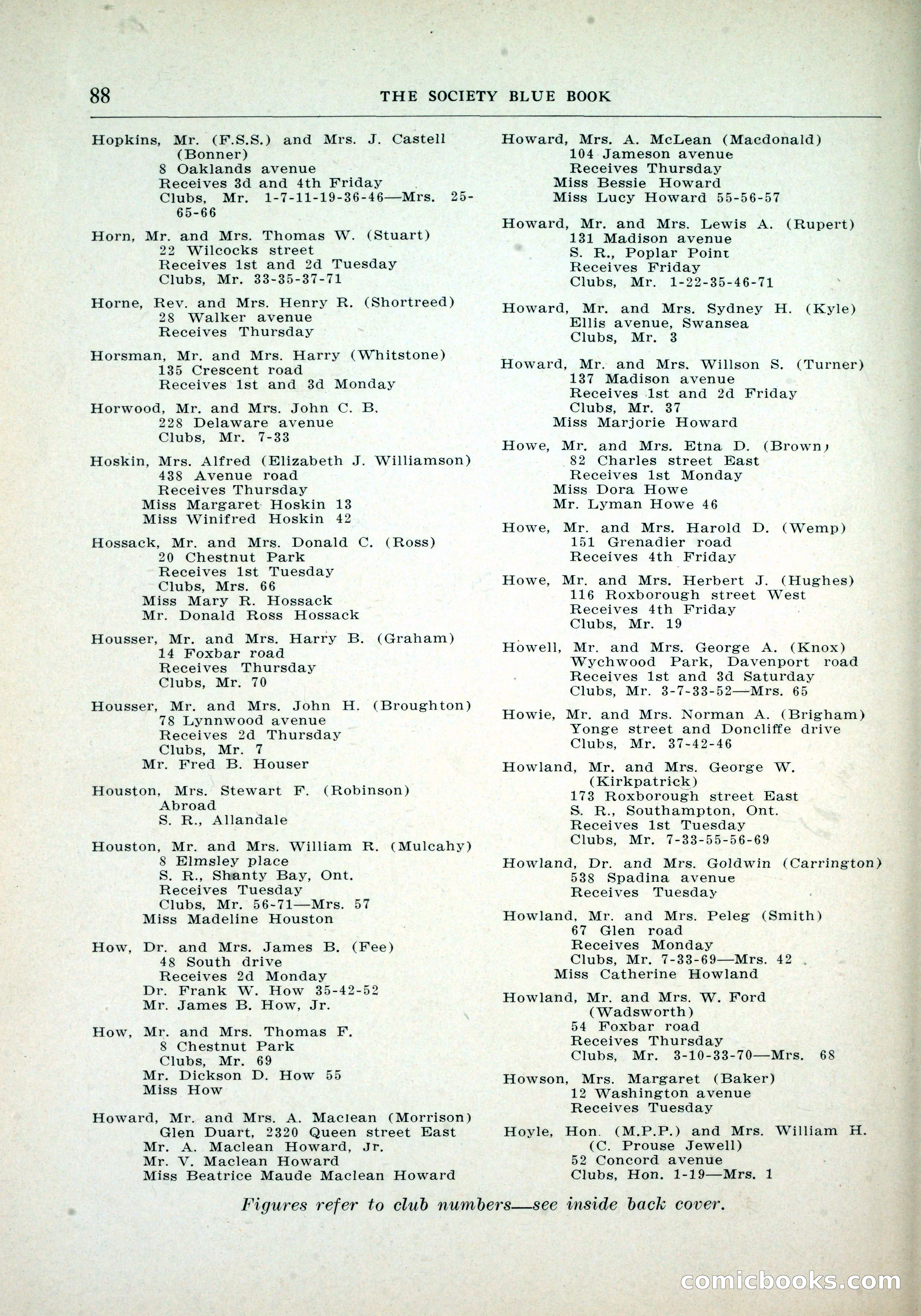 Dau's Blue Book, Toronto — page 80 of 264