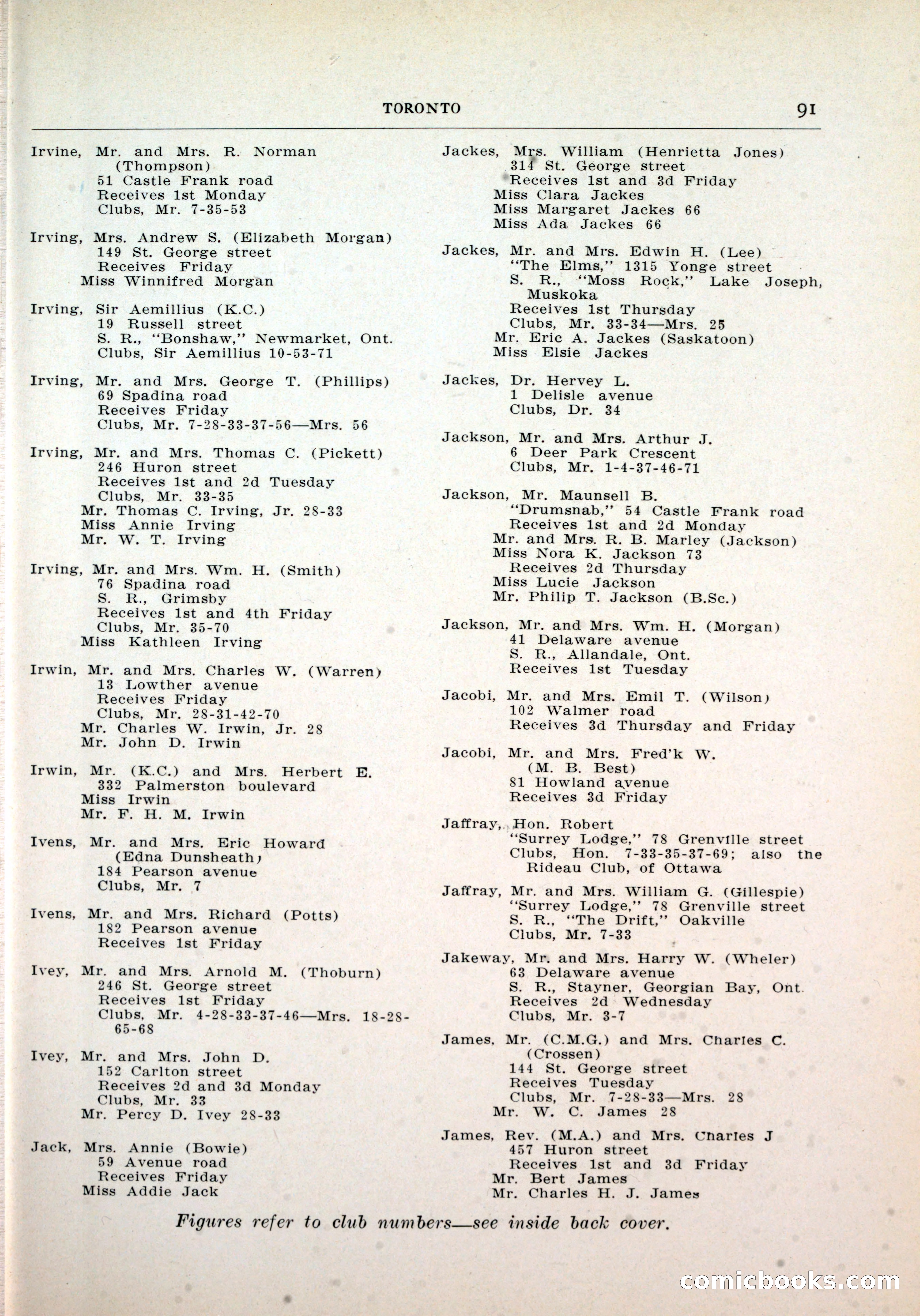 Dau's Blue Book, Toronto — page 83 of 264