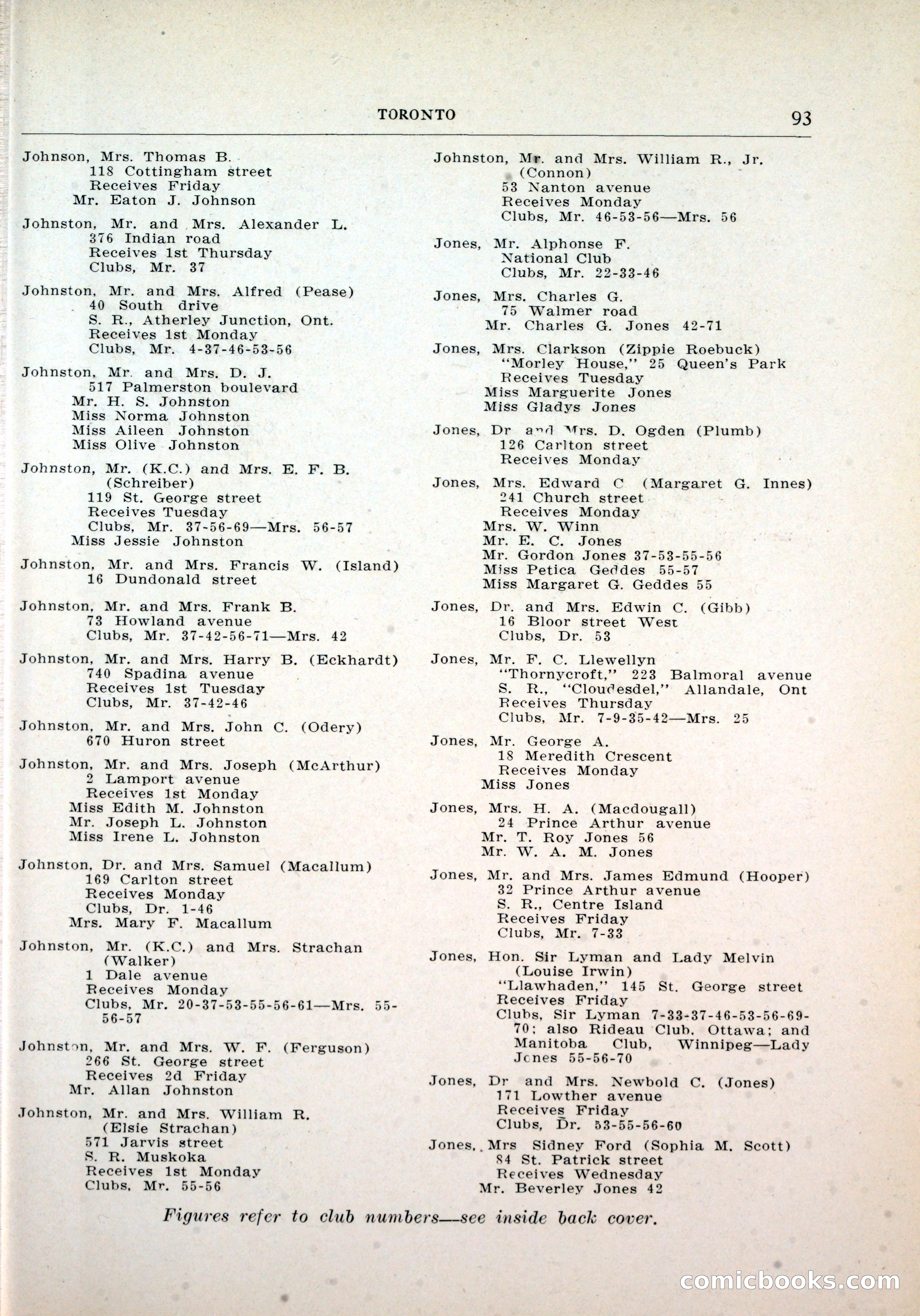 Dau's Blue Book, Toronto — page 85 of 264