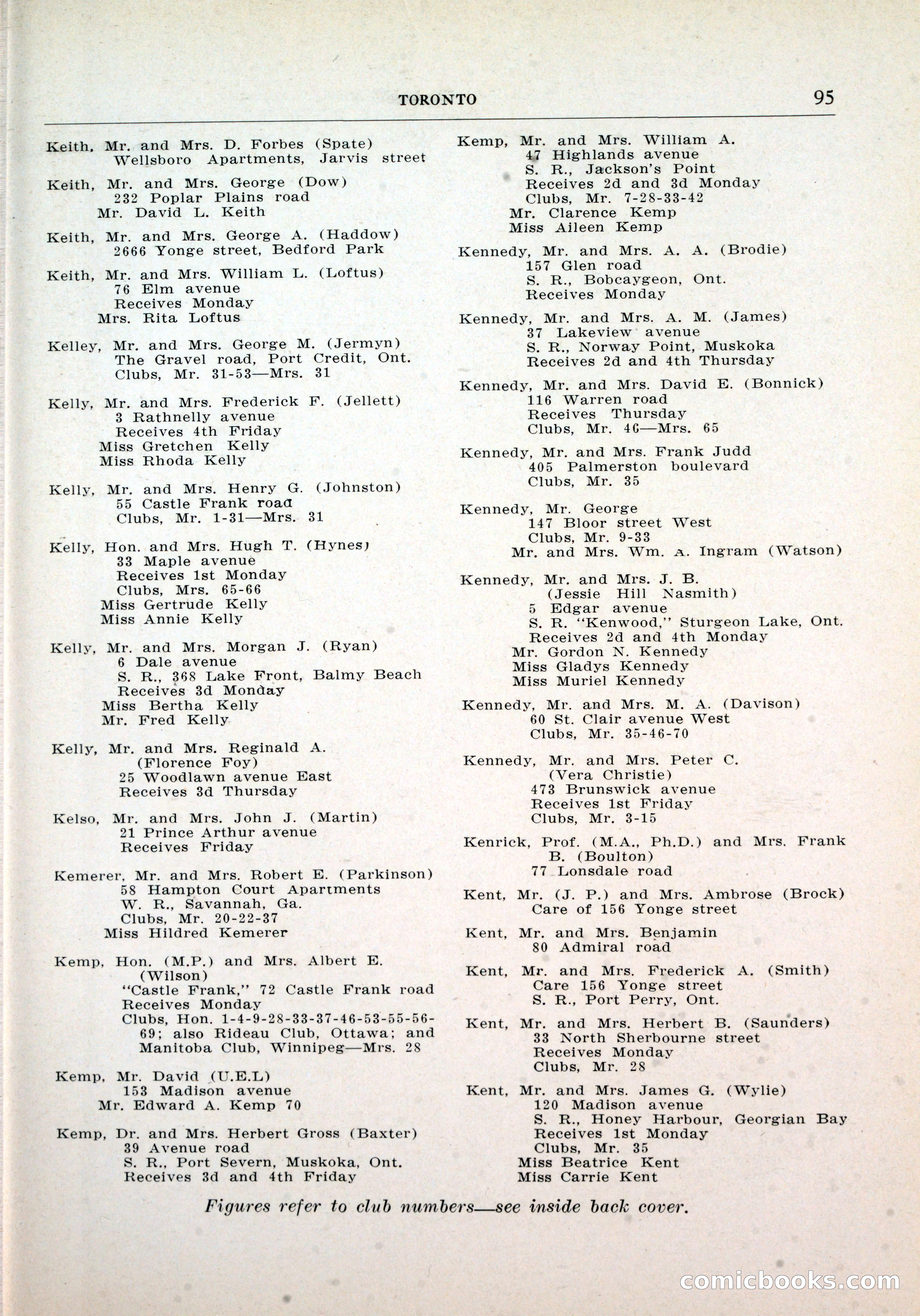 Dau's Blue Book, Toronto — page 87 of 264