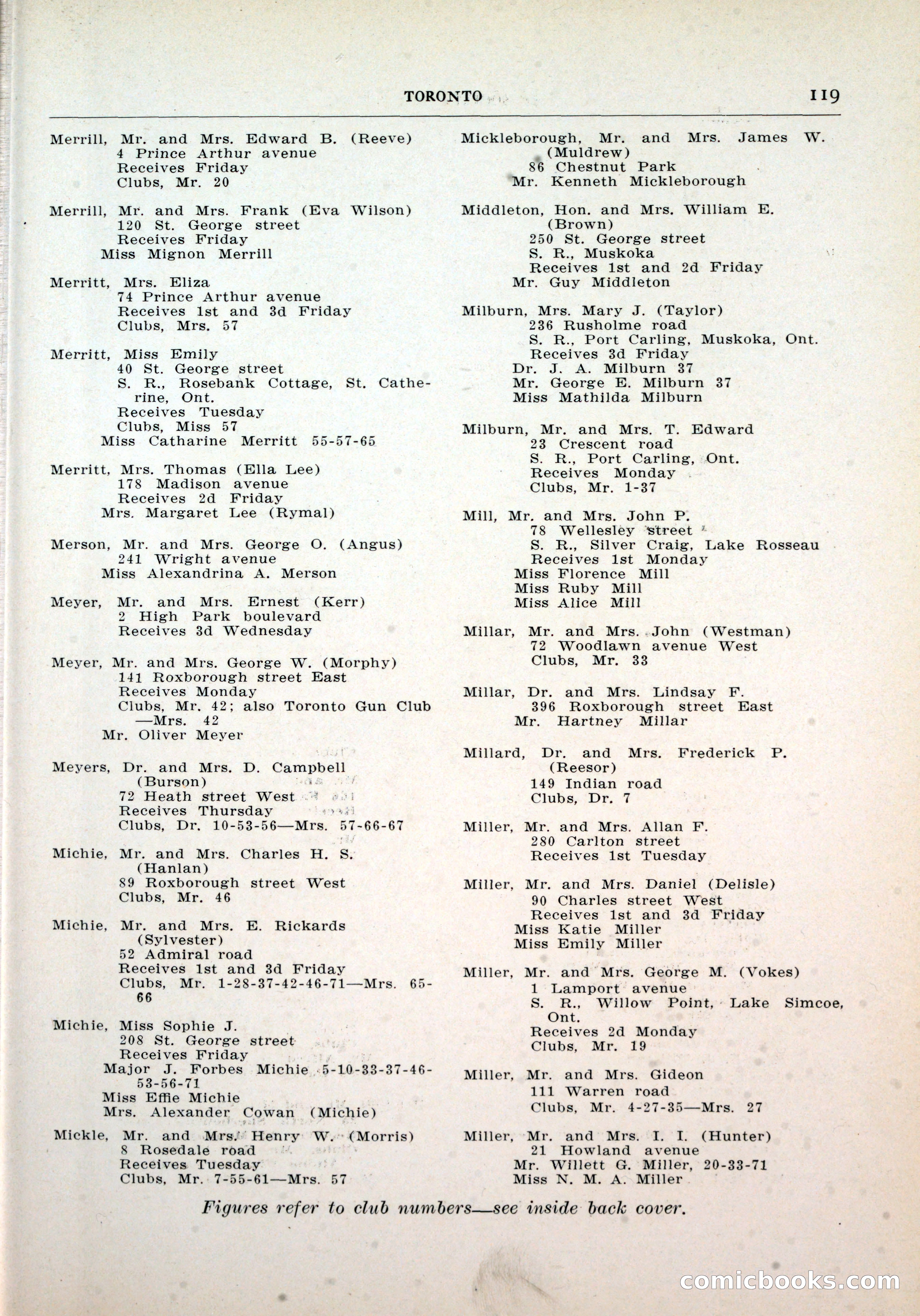 Dau's Blue Book, Toronto — page 111 of 264