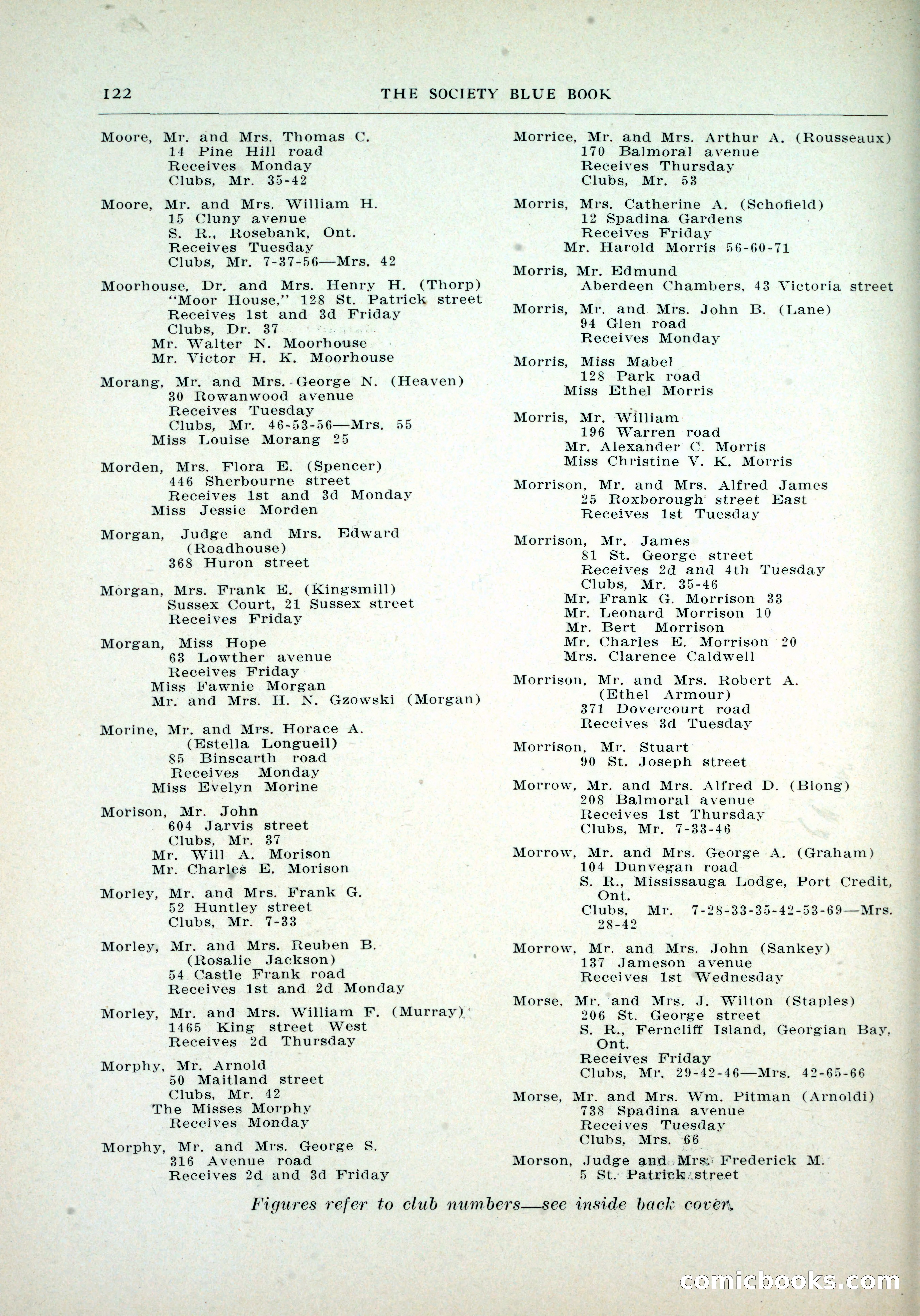 Dau's Blue Book, Toronto — page 114 of 264