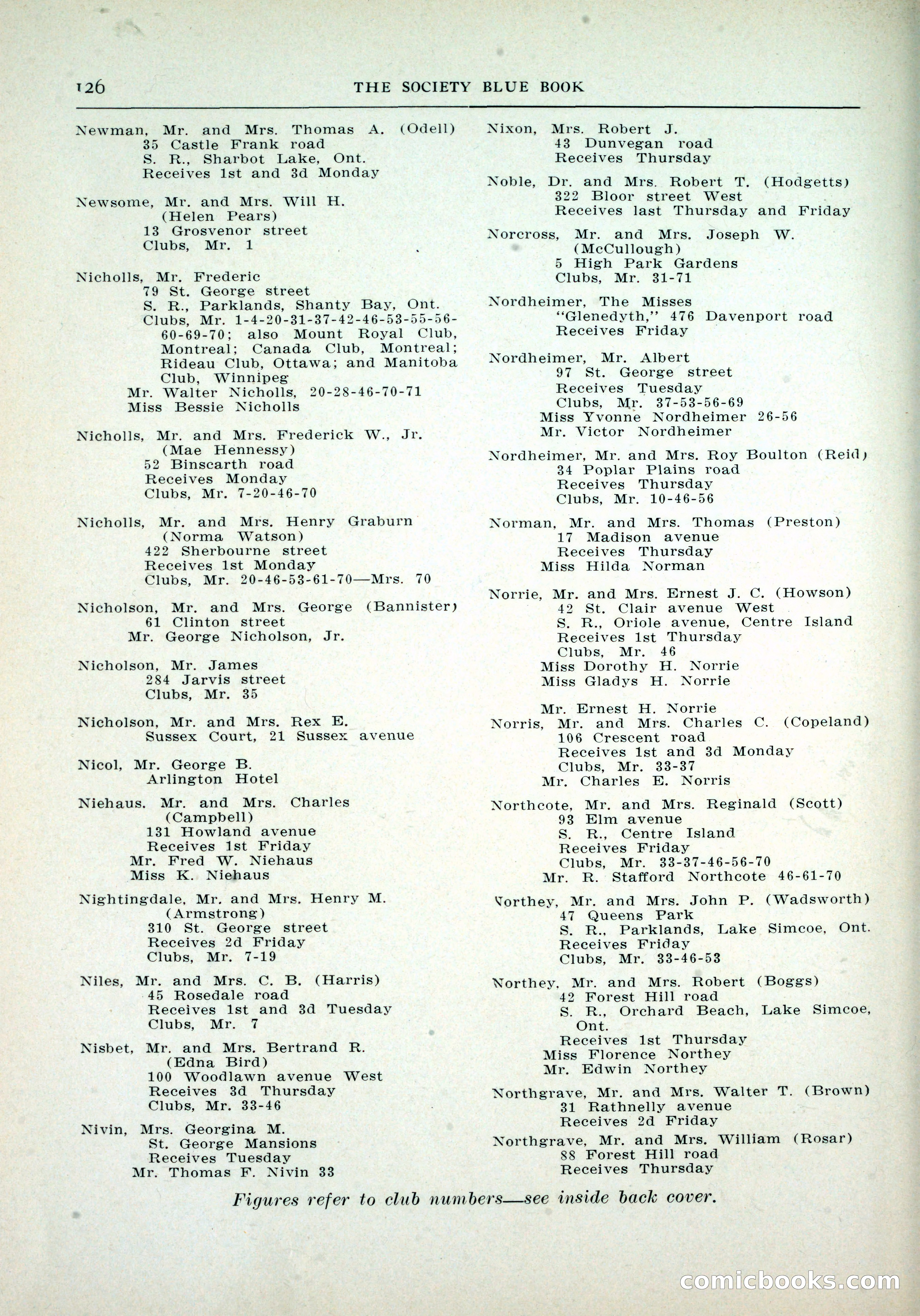 Dau's Blue Book, Toronto — page 118 of 264