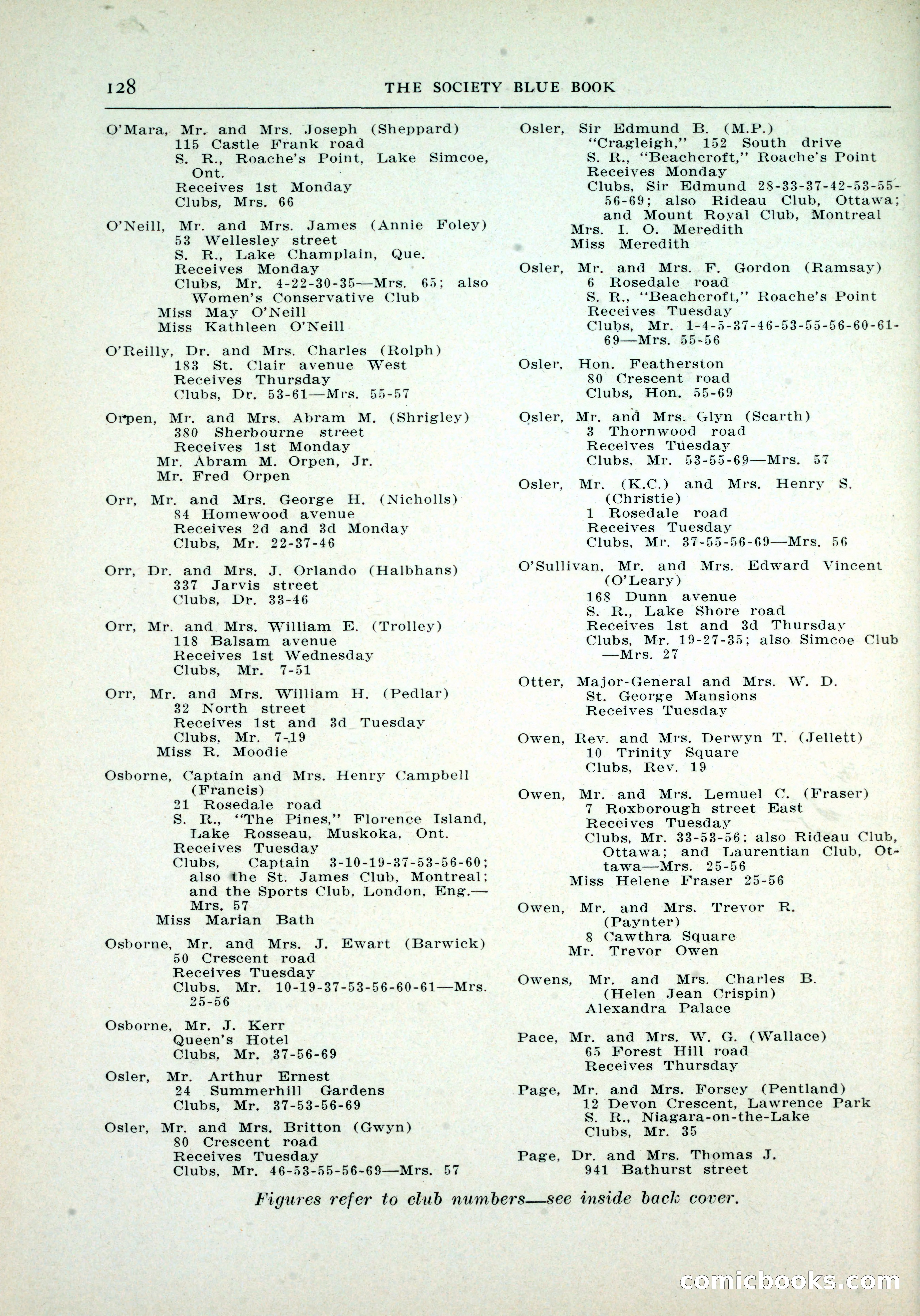 Dau's Blue Book, Toronto — page 120 of 264