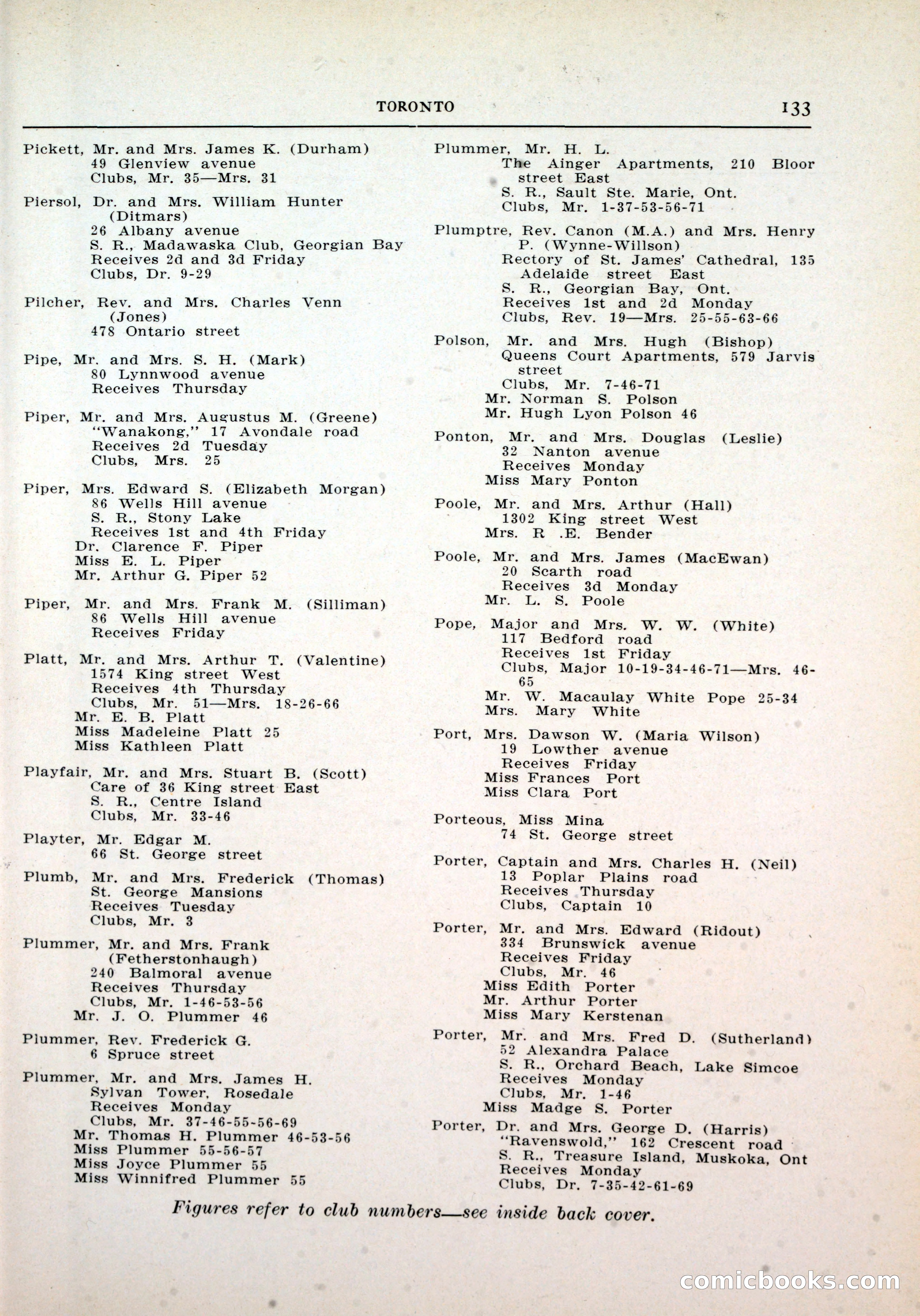 Dau's Blue Book, Toronto — page 125 of 264