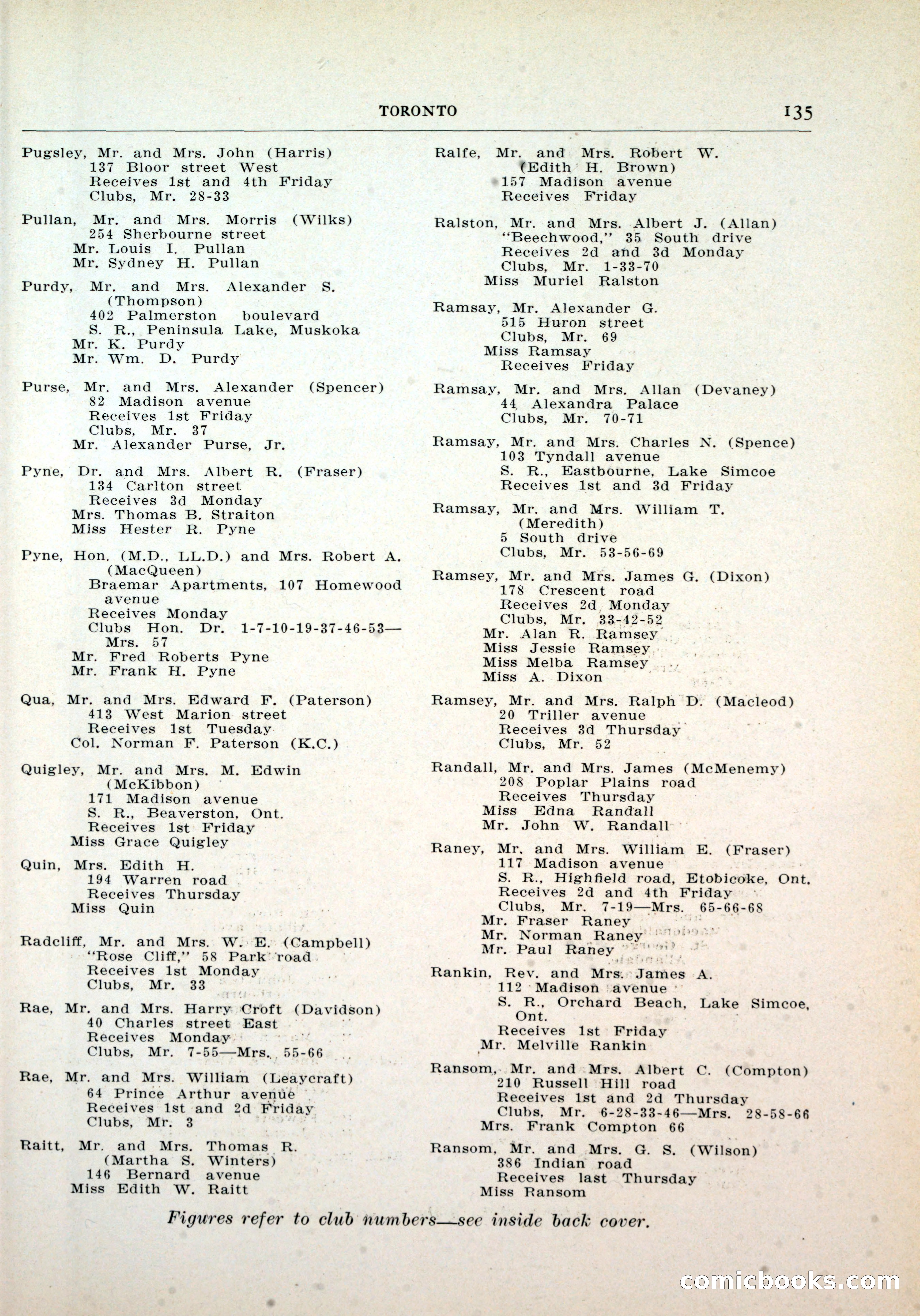Dau's Blue Book, Toronto — page 127 of 264