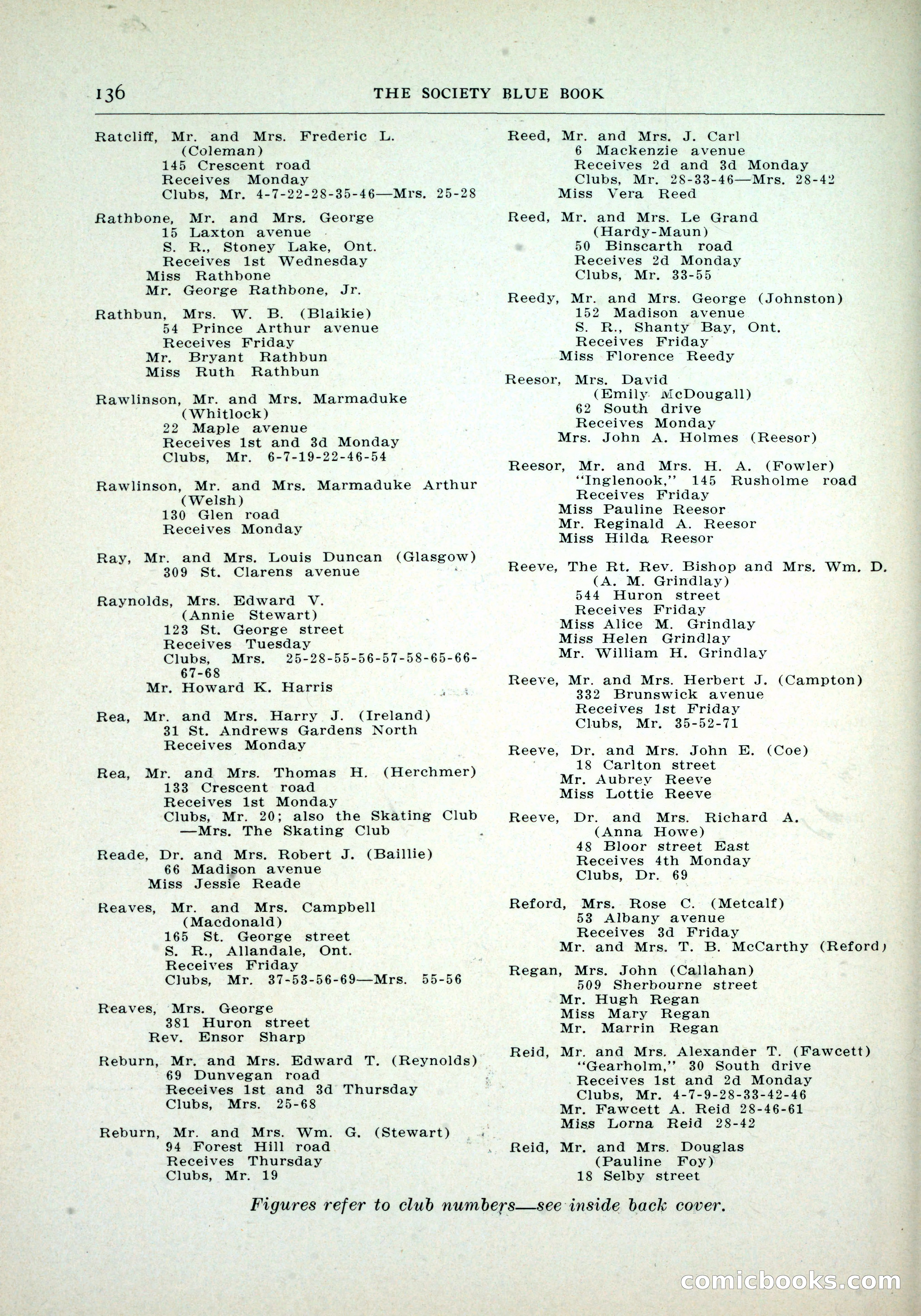 Dau's Blue Book, Toronto — page 128 of 264