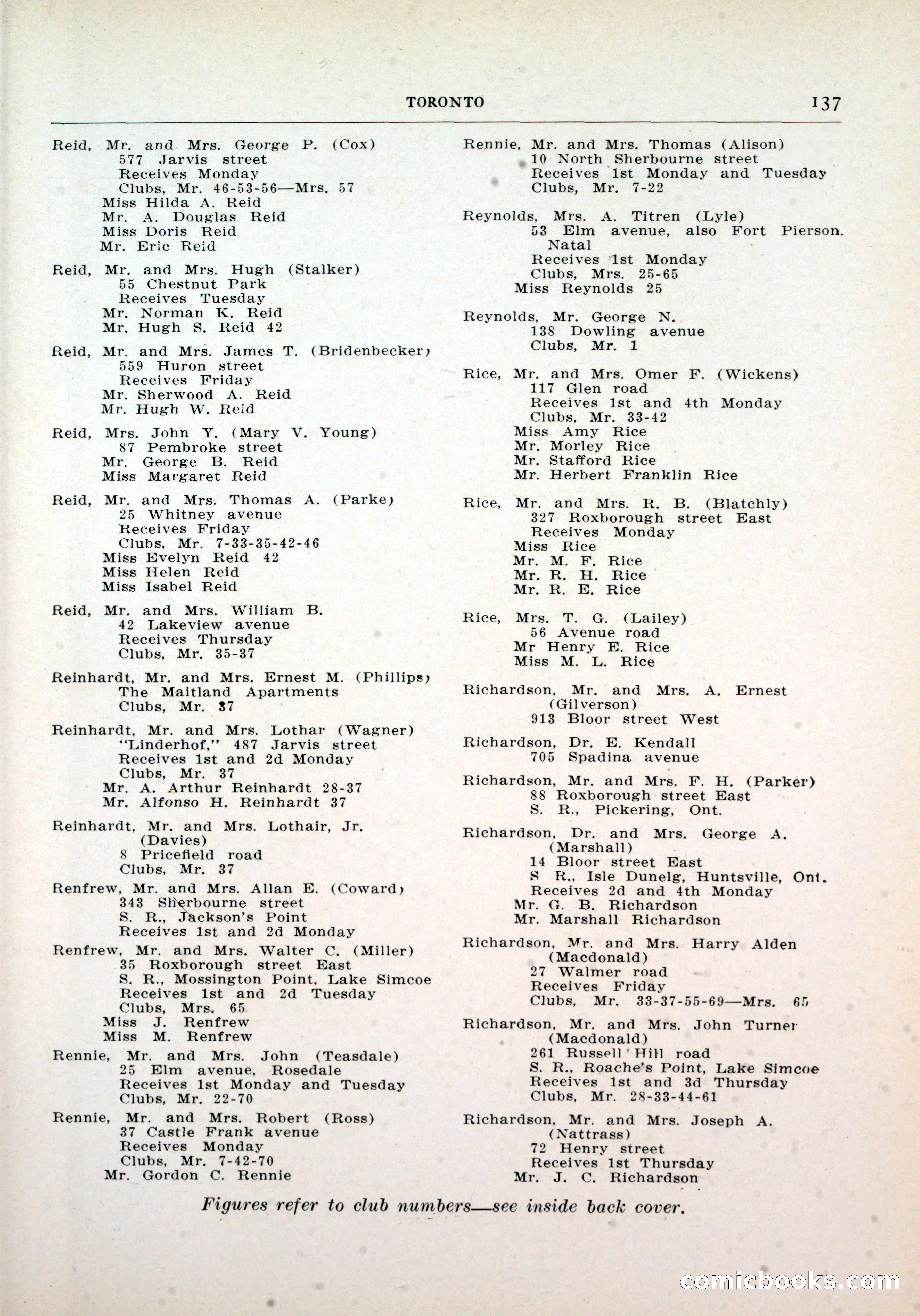 Dau's Blue Book, Toronto — page 129 of 264