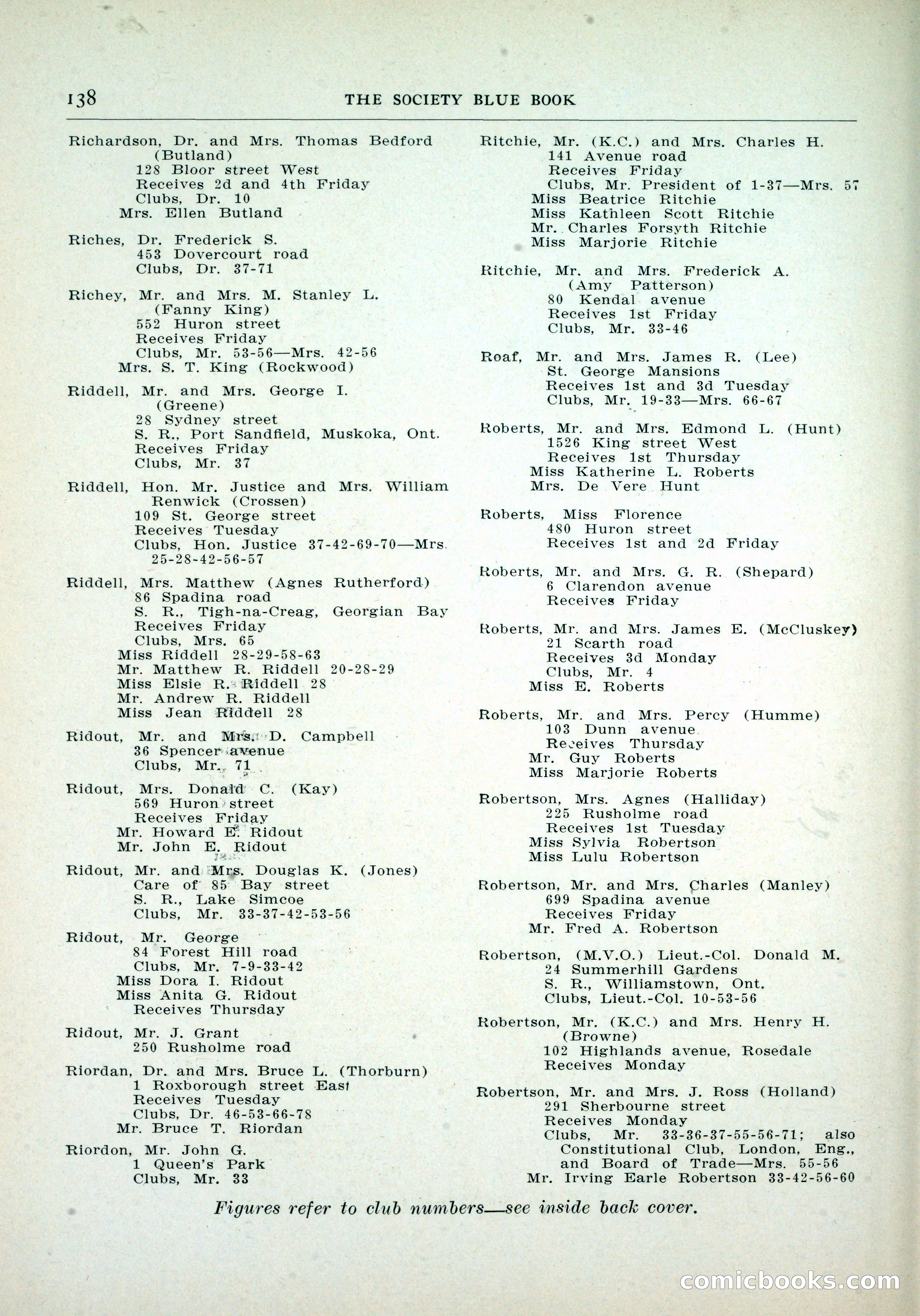 Dau's Blue Book, Toronto — page 130 of 264