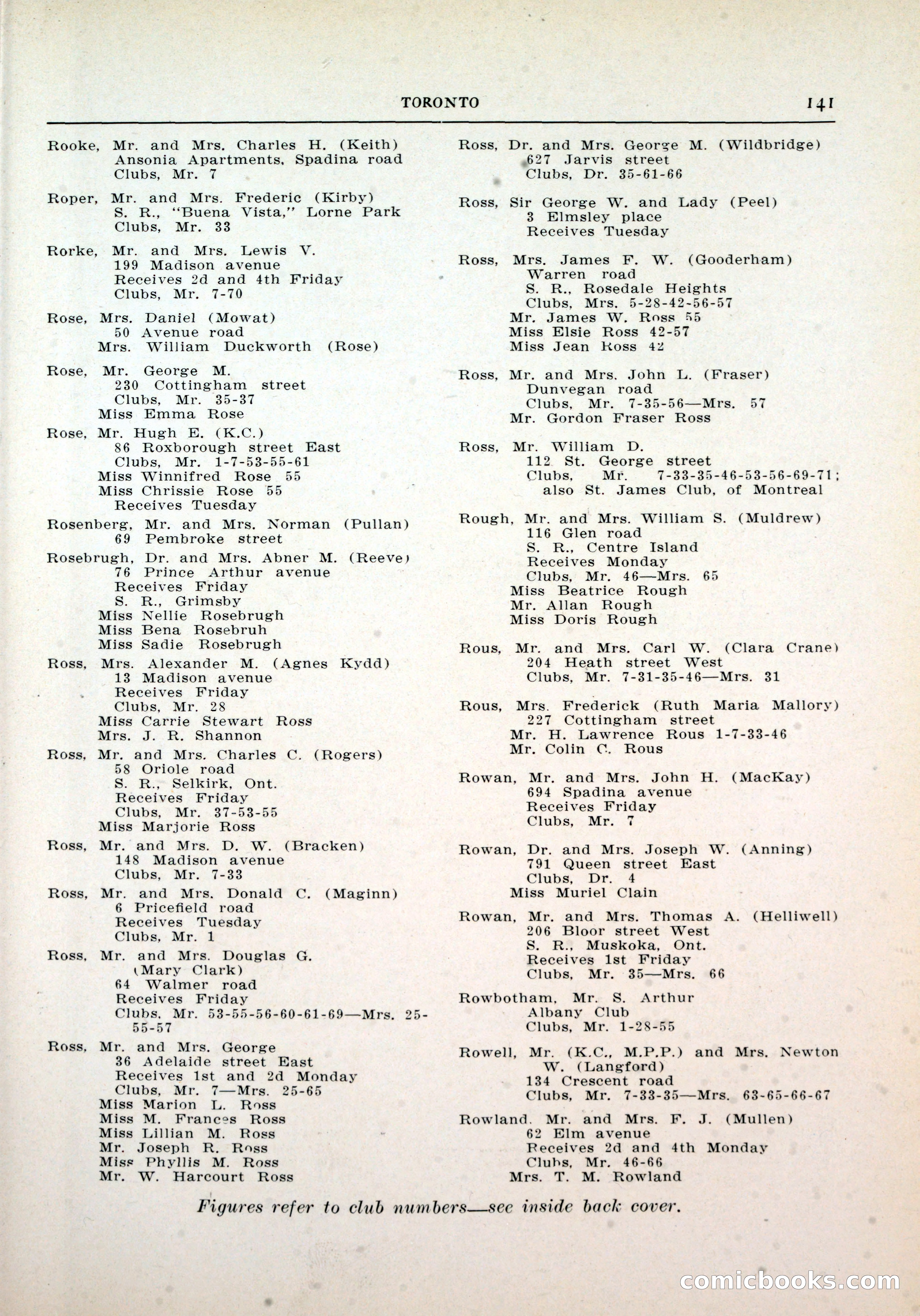 Dau's Blue Book, Toronto — page 133 of 264