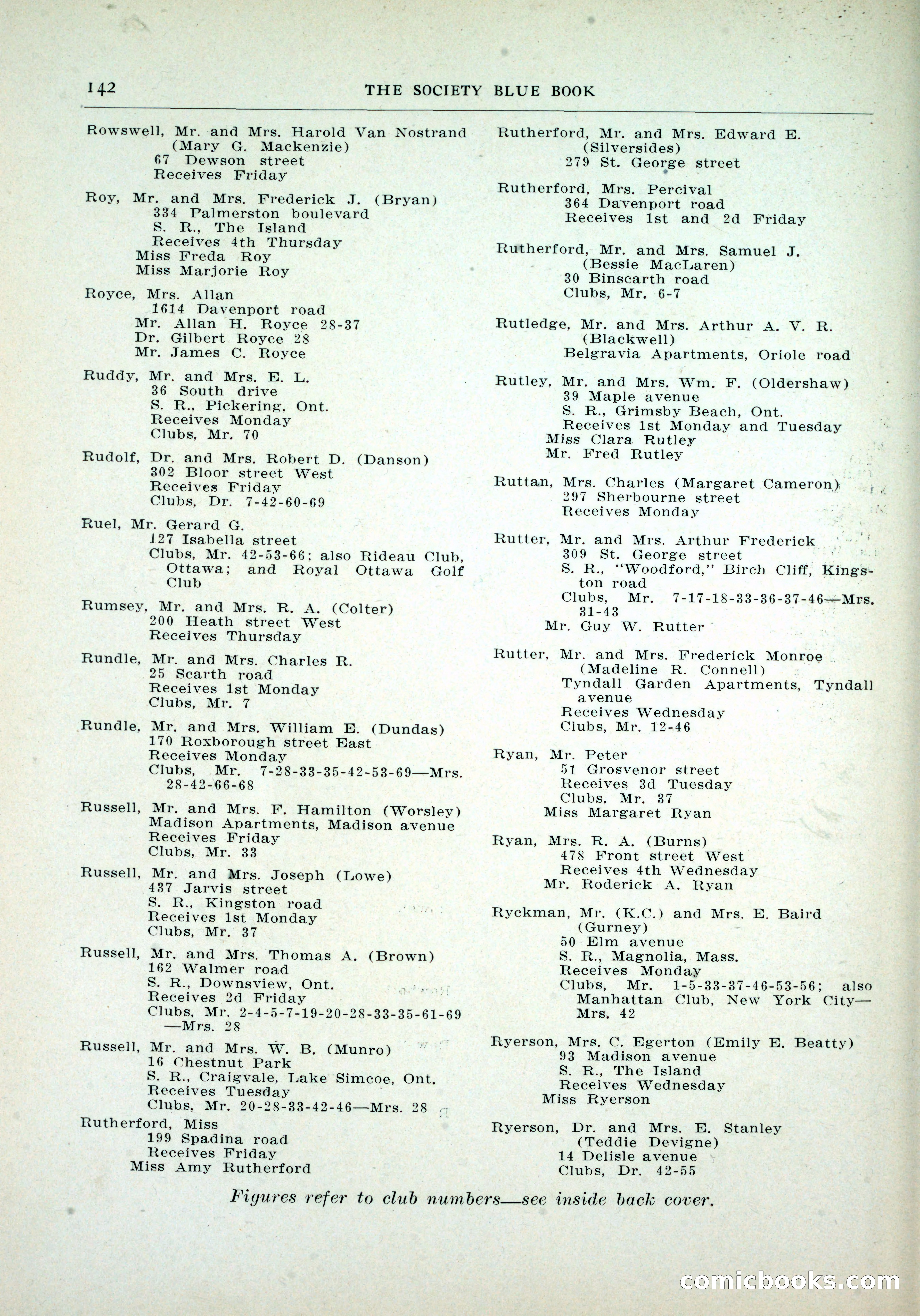 Dau's Blue Book, Toronto — page 134 of 264