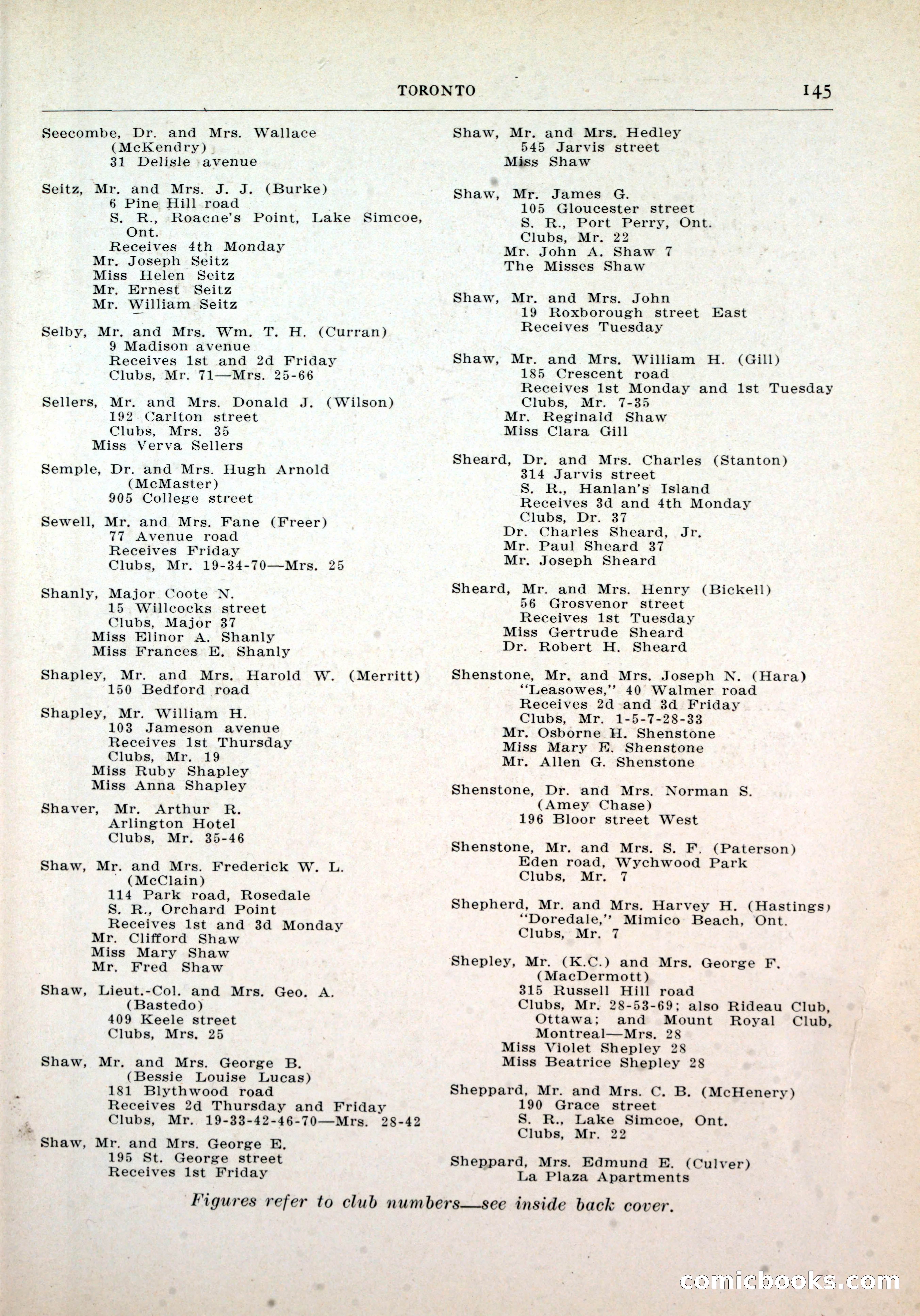 Dau's Blue Book, Toronto — page 137 of 264