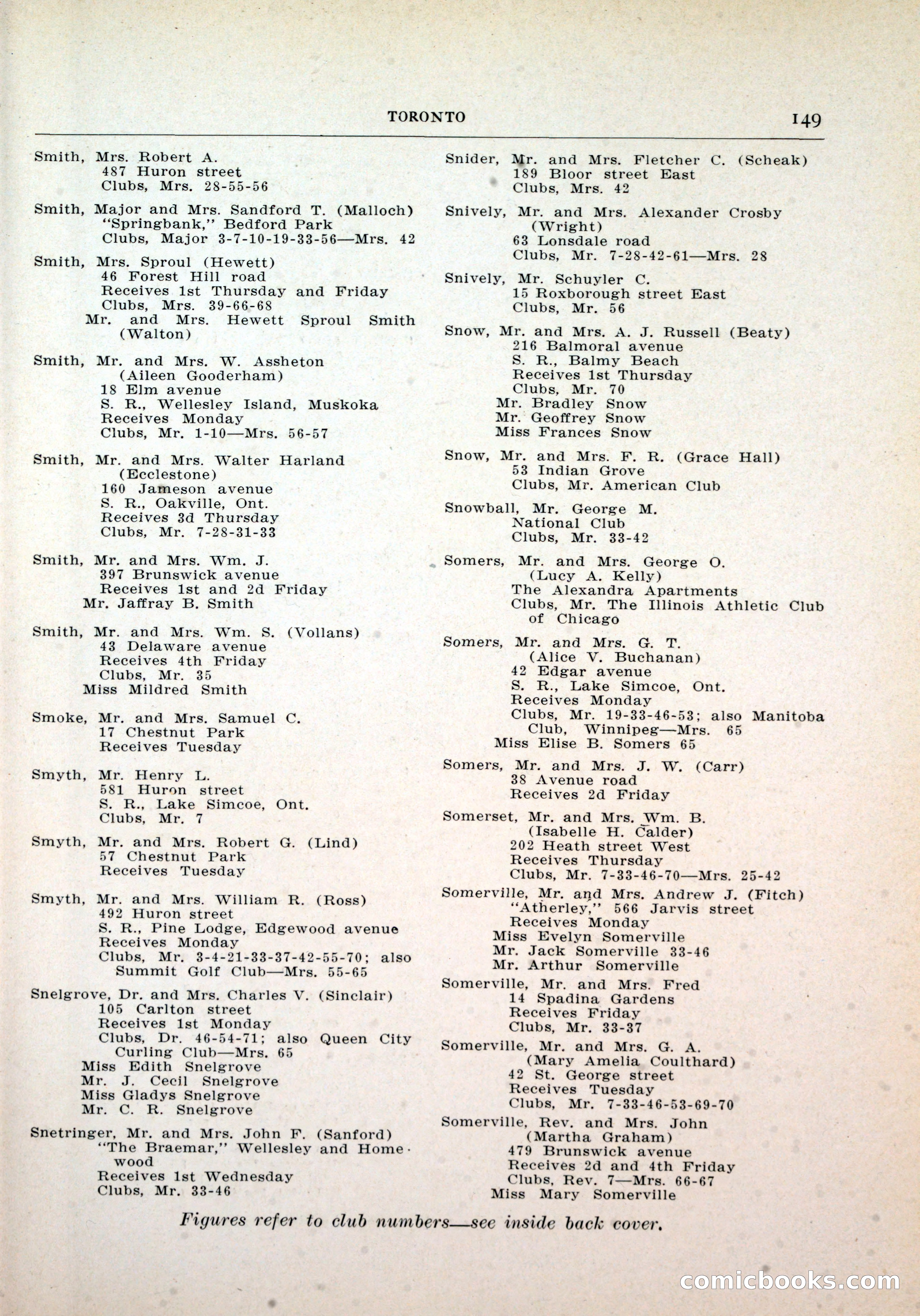 Dau's Blue Book, Toronto — page 141 of 264
