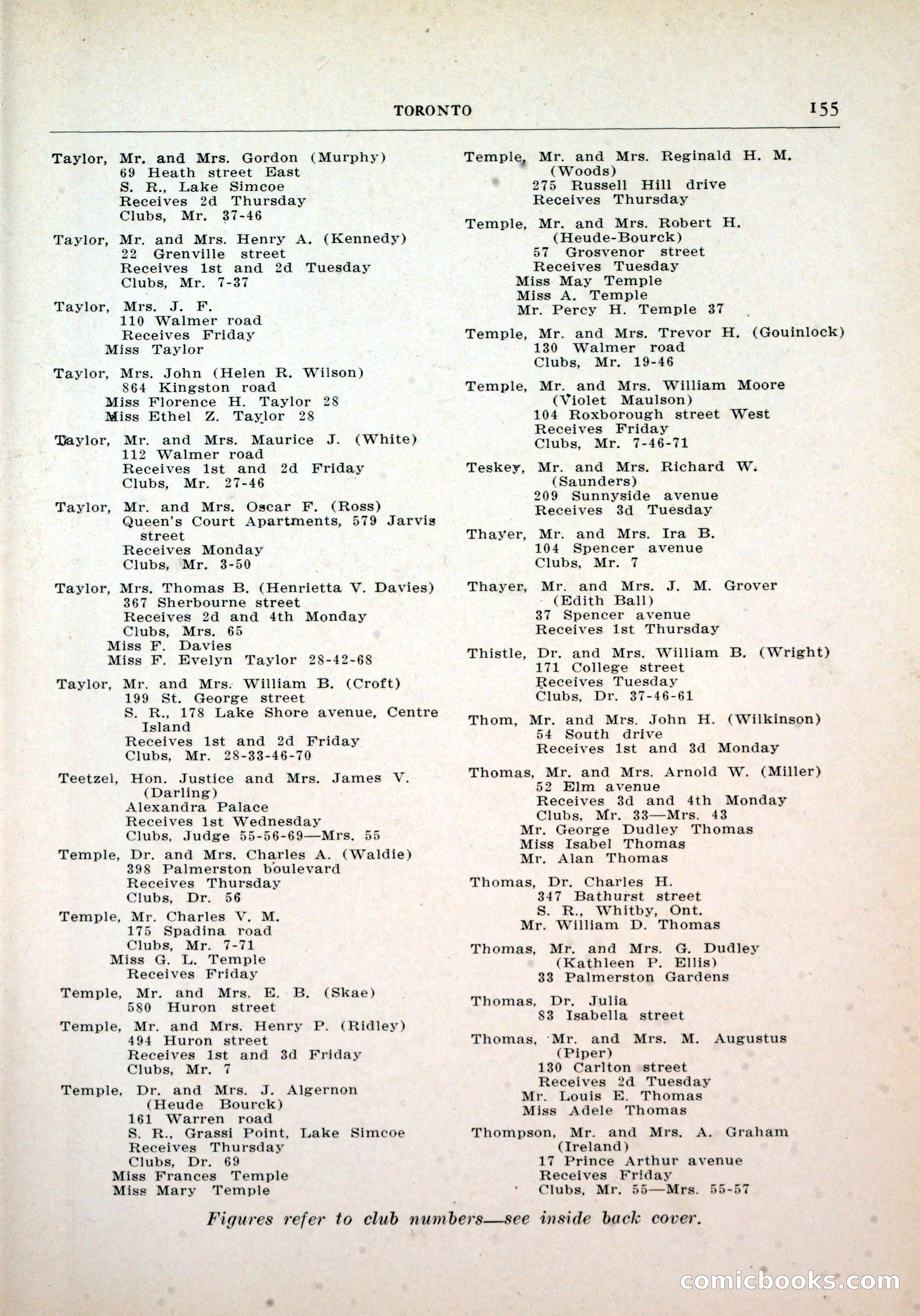 Dau's Blue Book, Toronto — page 147 of 264