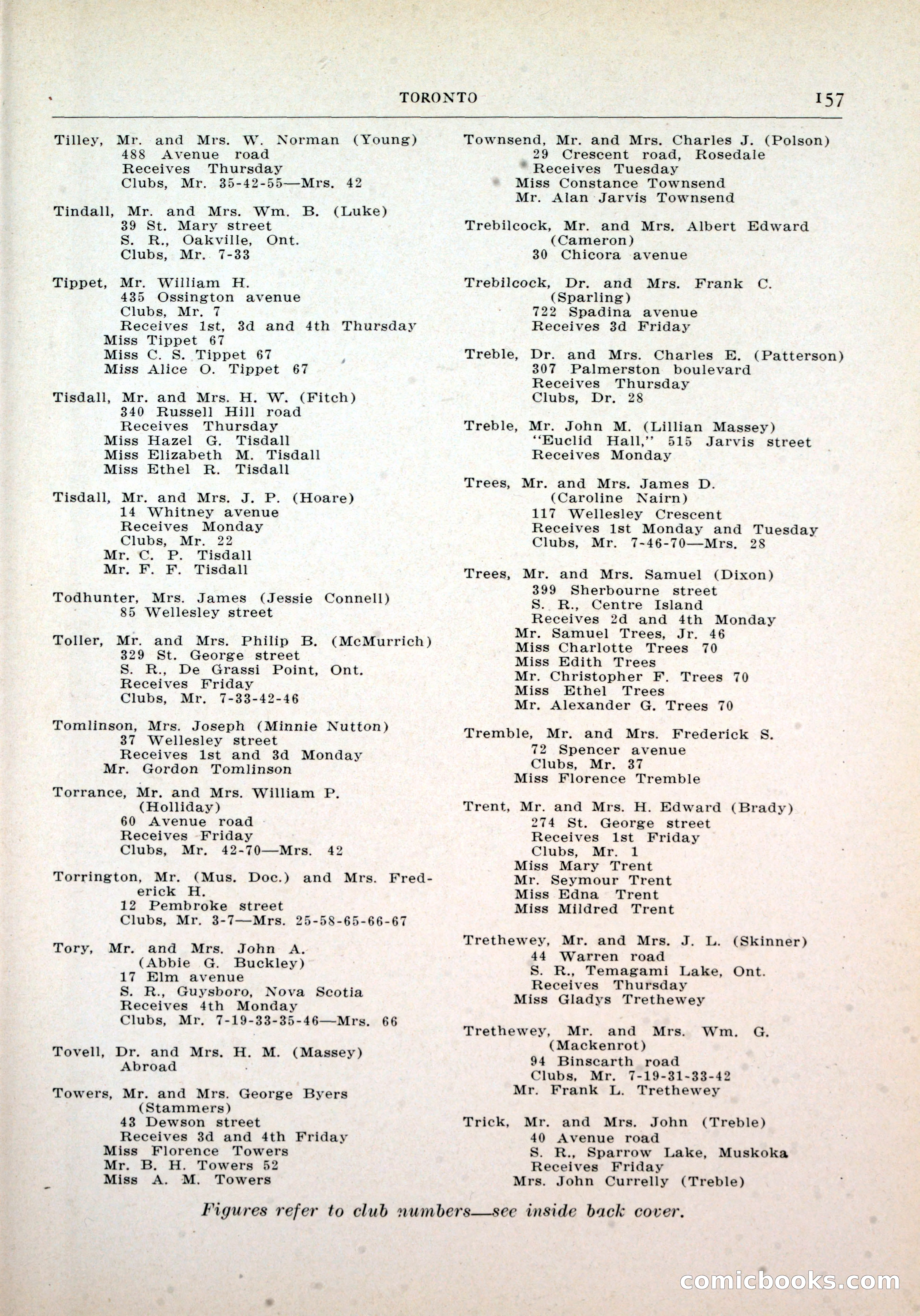 Dau's Blue Book, Toronto — page 149 of 264