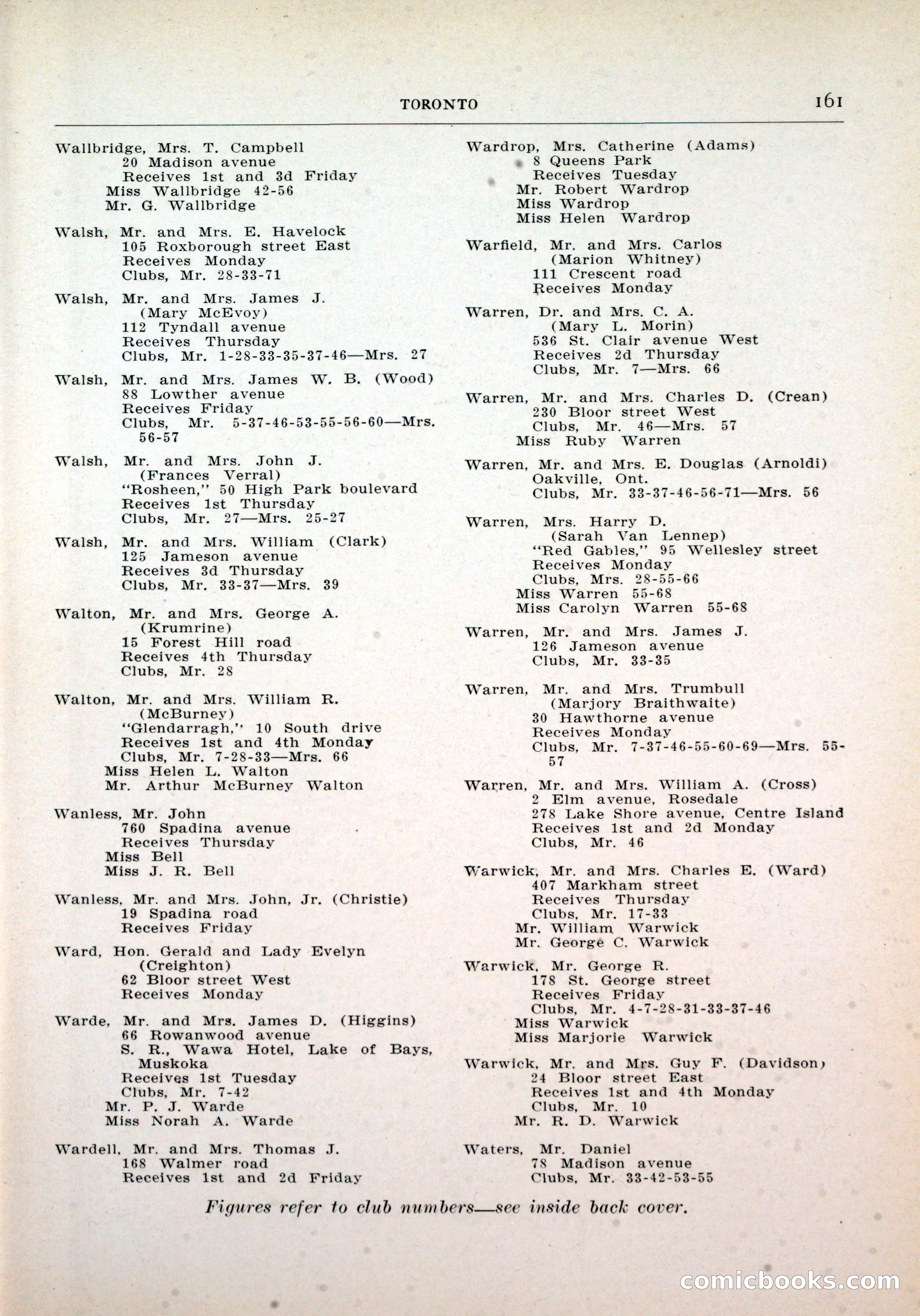 Dau's Blue Book, Toronto — page 153 of 264