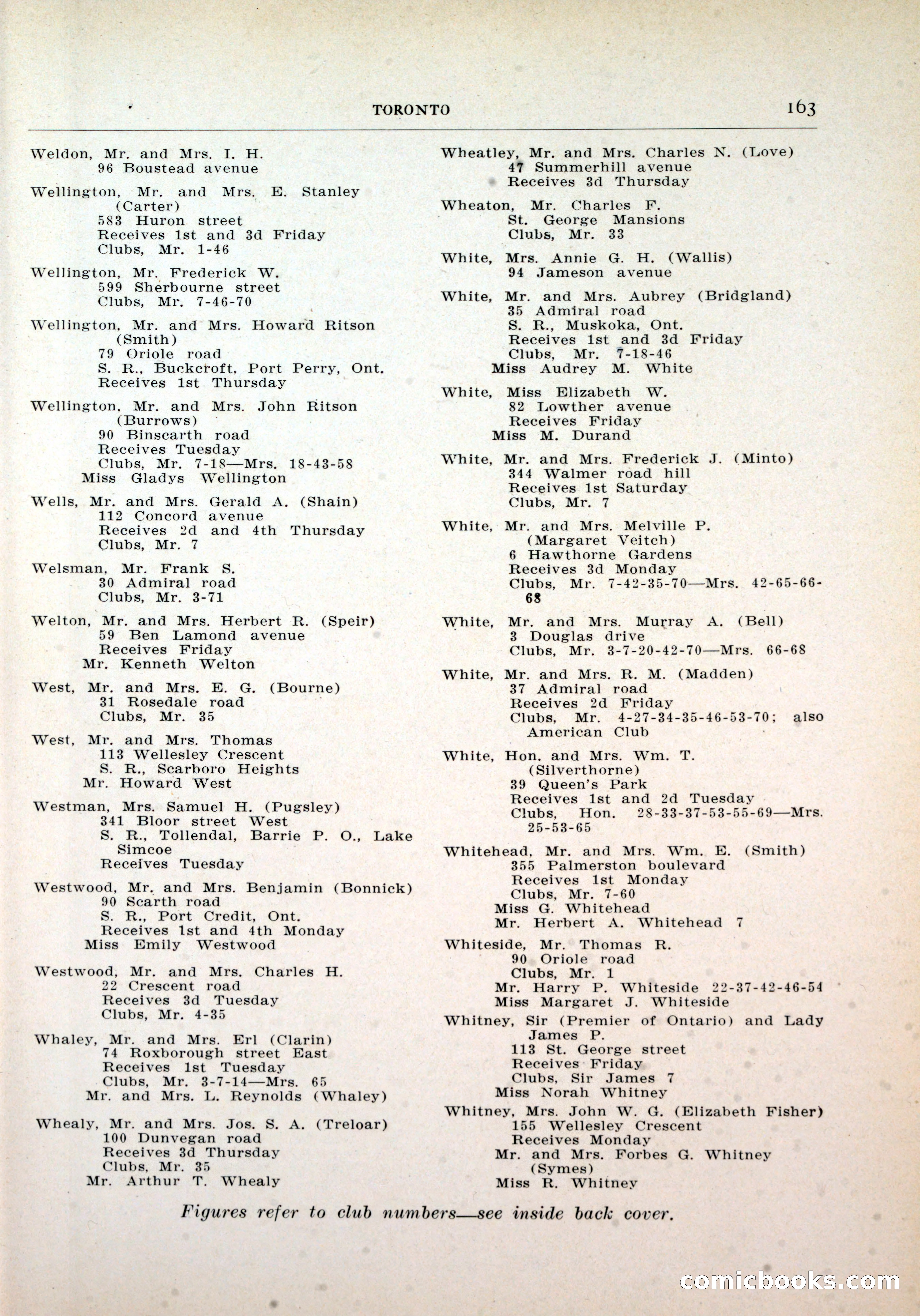 Dau's Blue Book, Toronto — page 155 of 264
