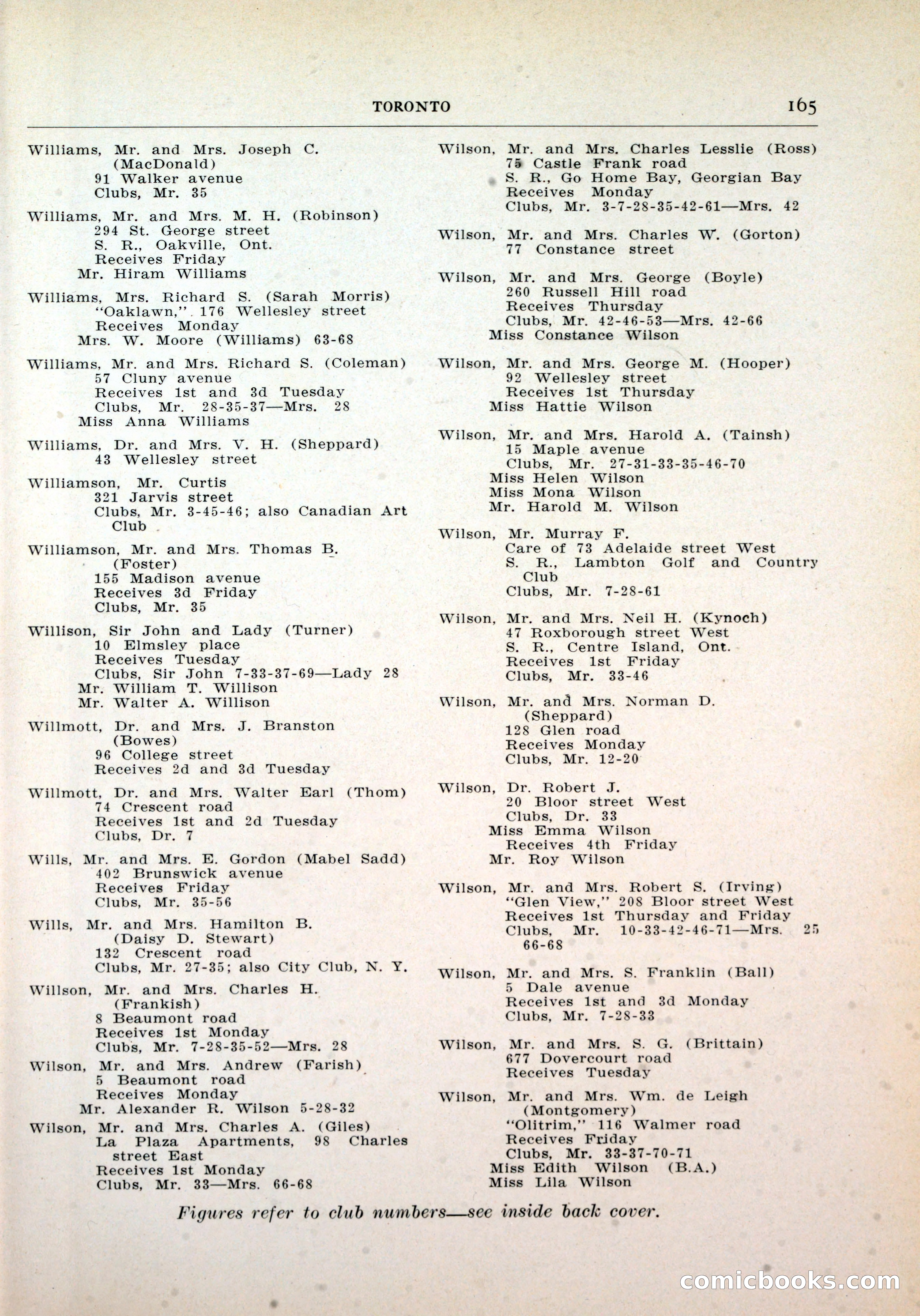 Dau's Blue Book, Toronto — page 157 of 264