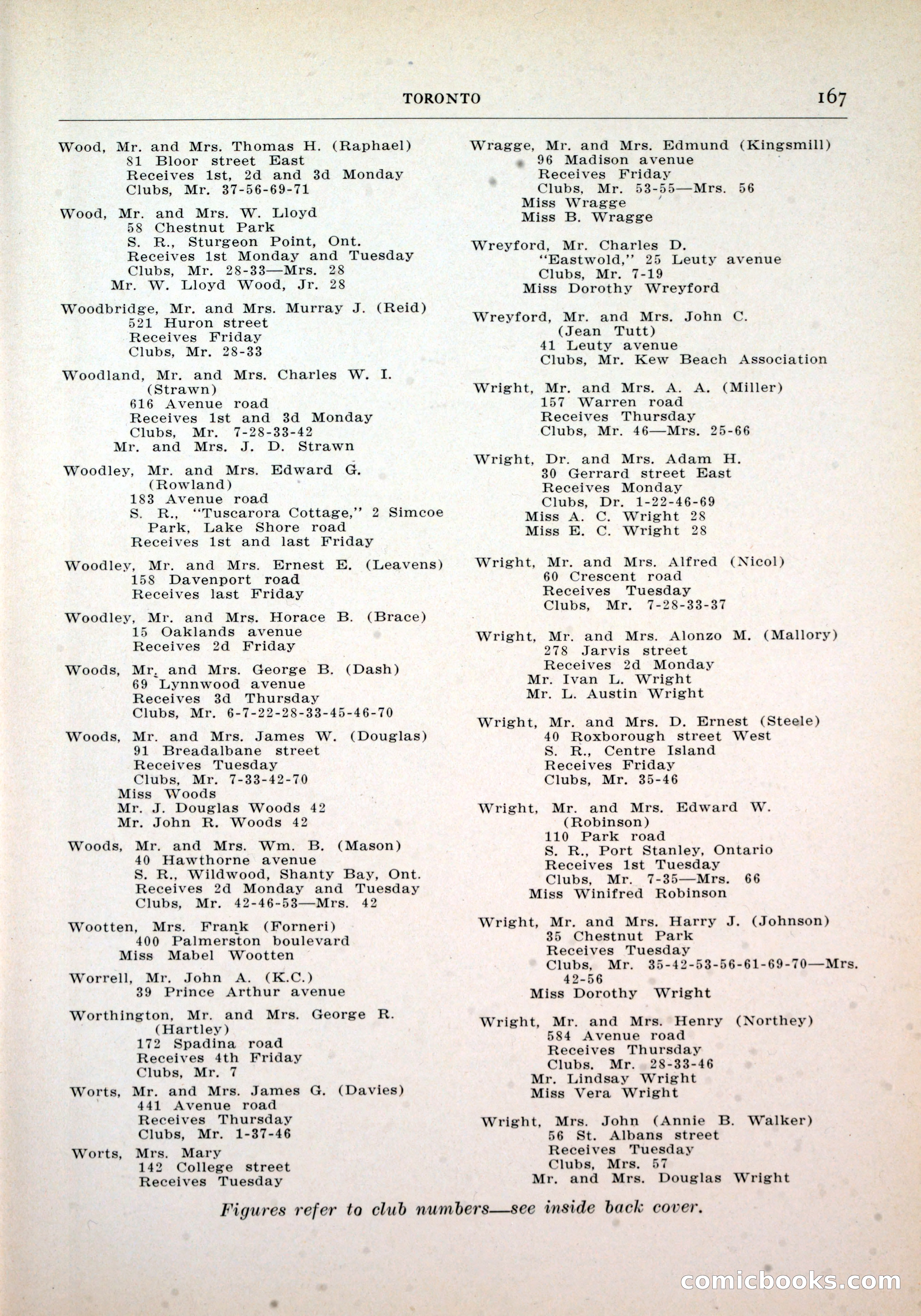 Dau's Blue Book, Toronto — page 159 of 264