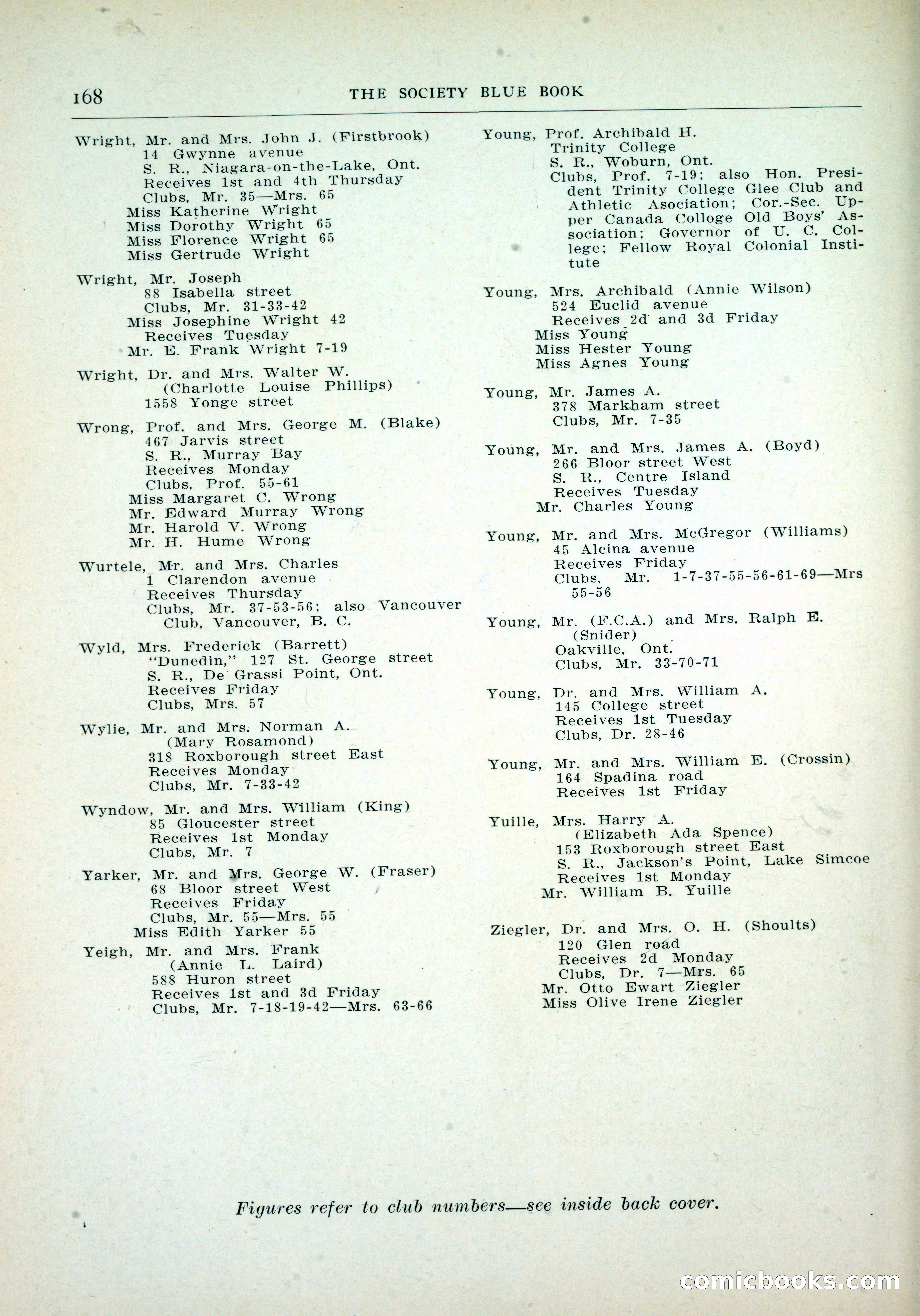 Dau's Blue Book, Toronto — page 160 of 264