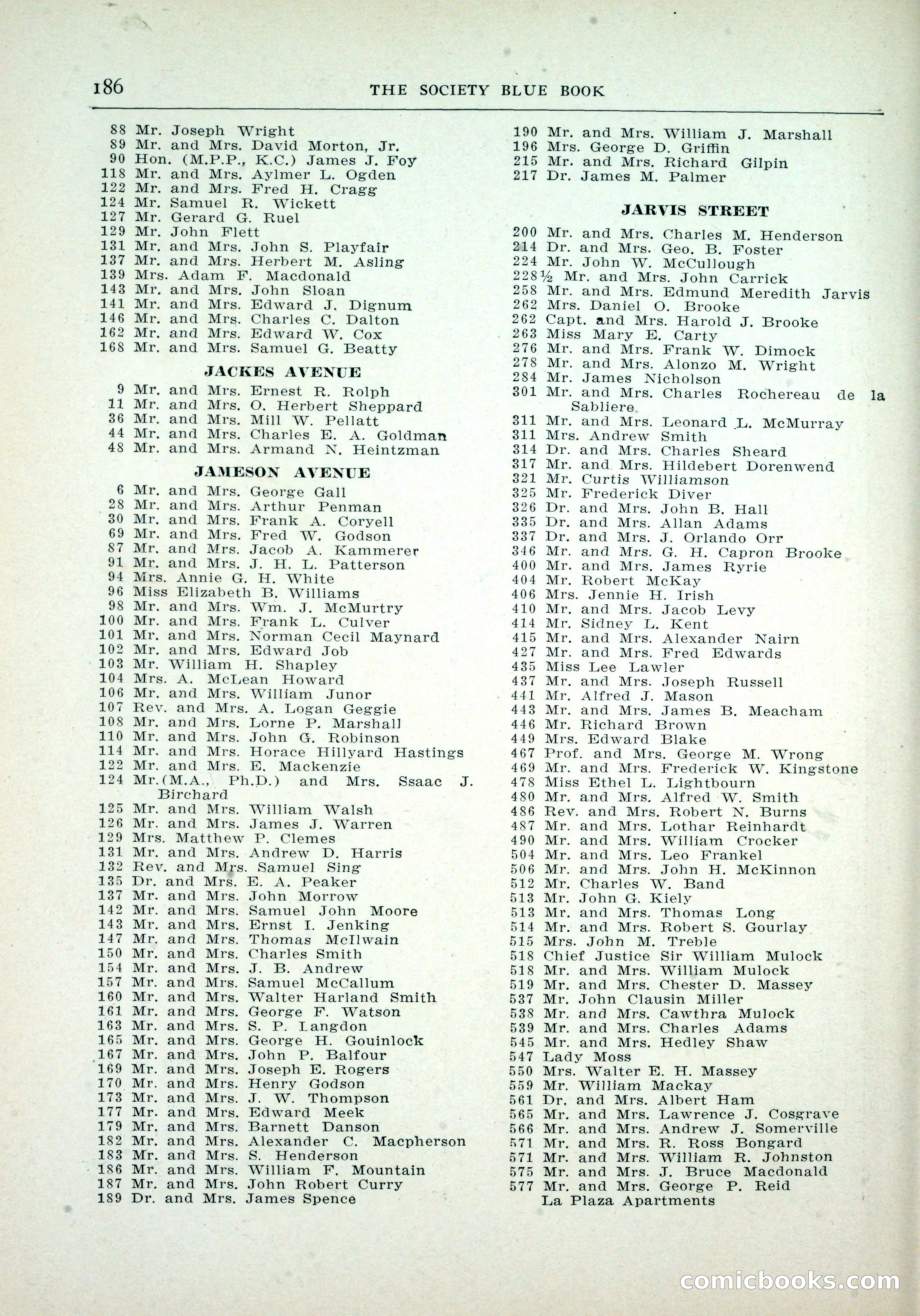 Dau's Blue Book, Toronto — page 178 of 264