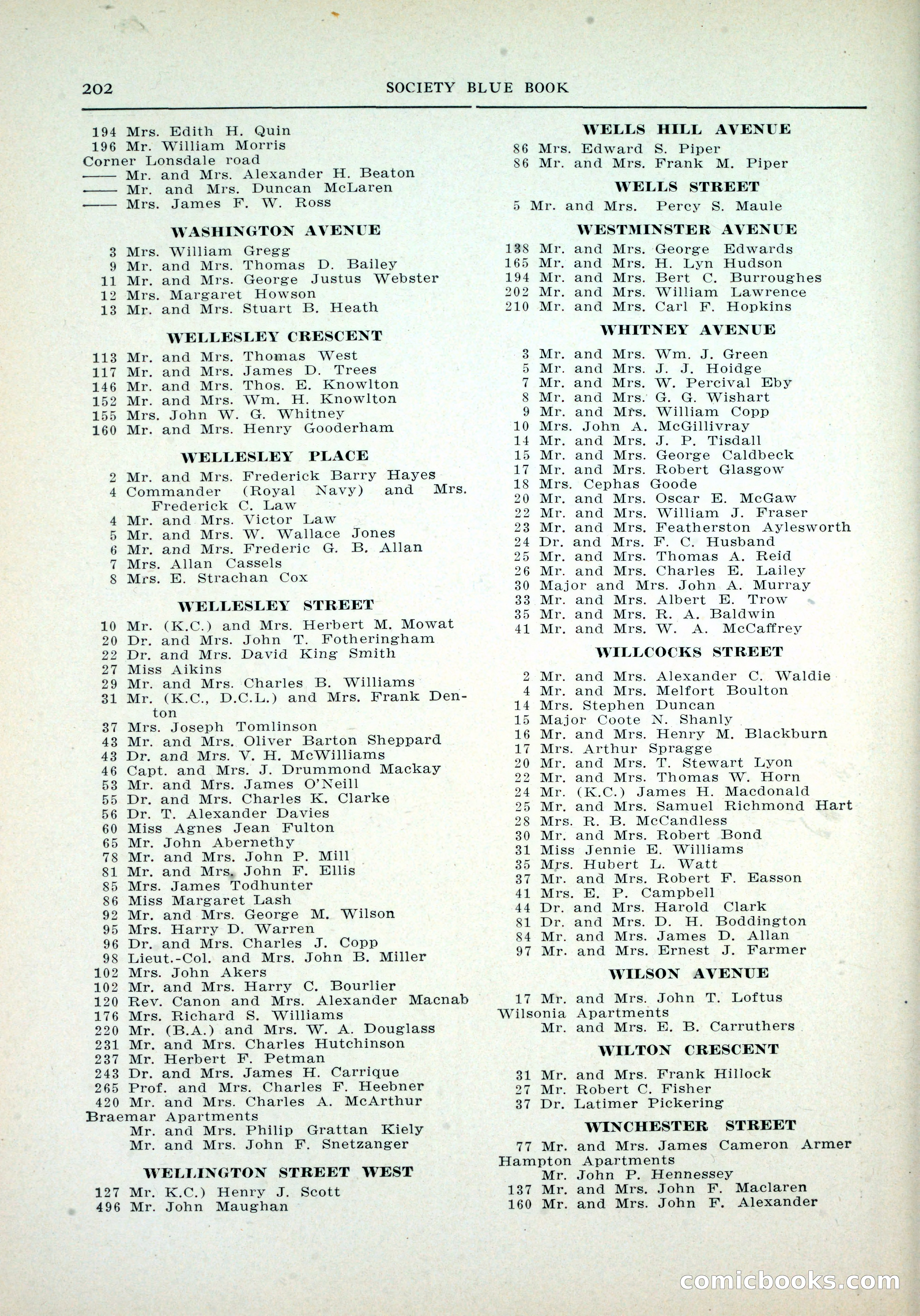 Dau's Blue Book, Toronto — page 194 of 264