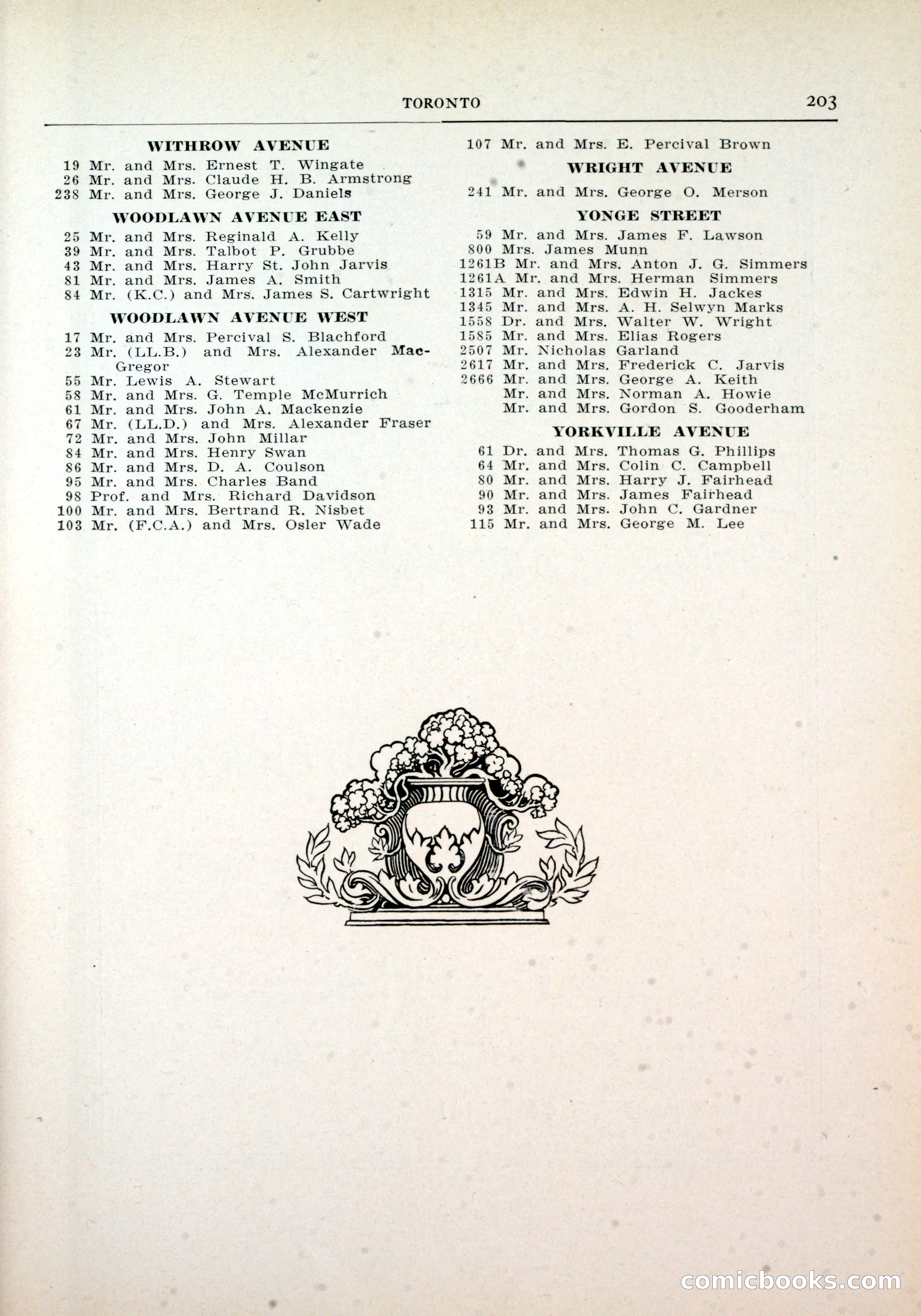 Dau's Blue Book, Toronto — page 195 of 264