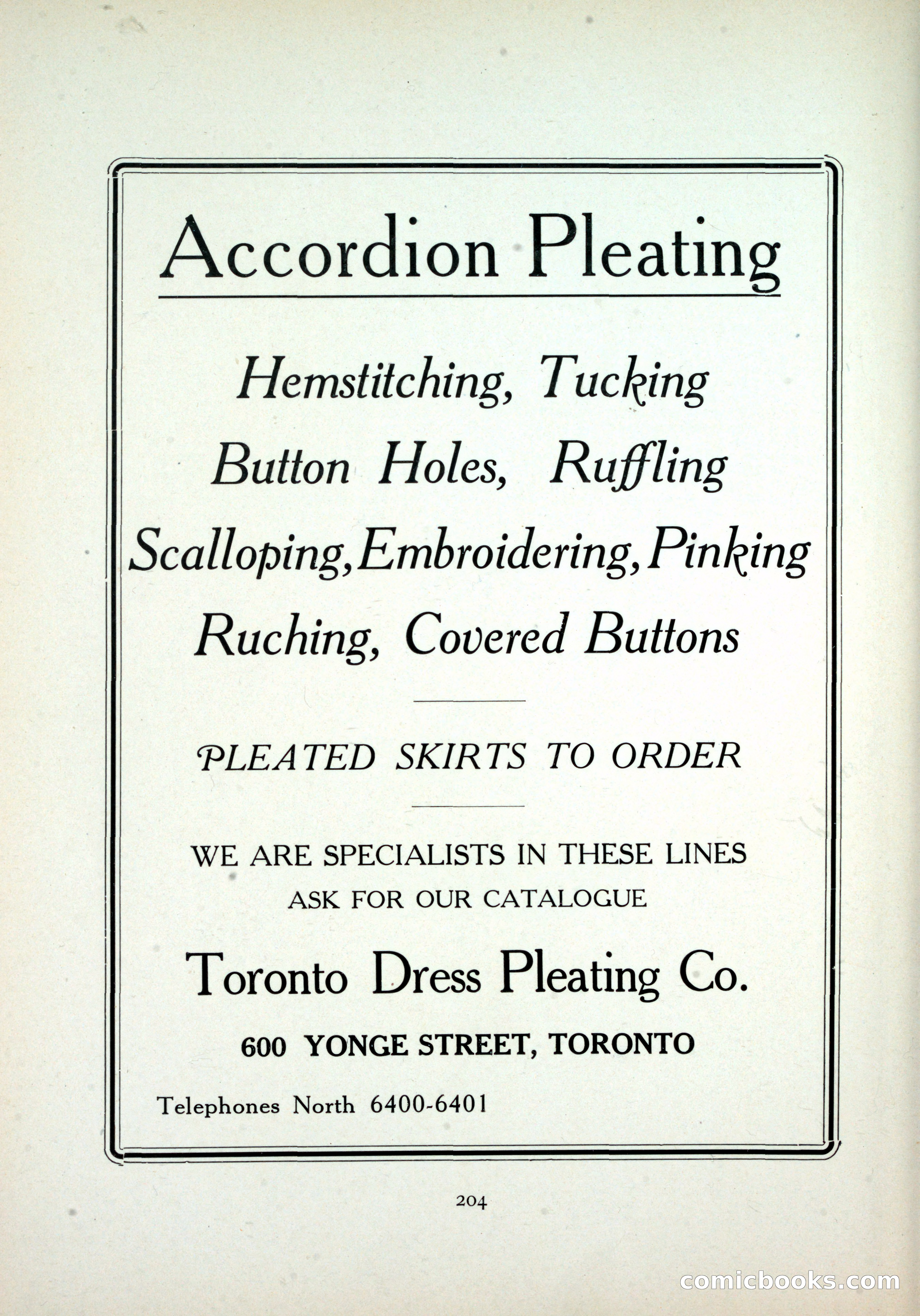 Dau's Blue Book, Toronto — page 196 of 264