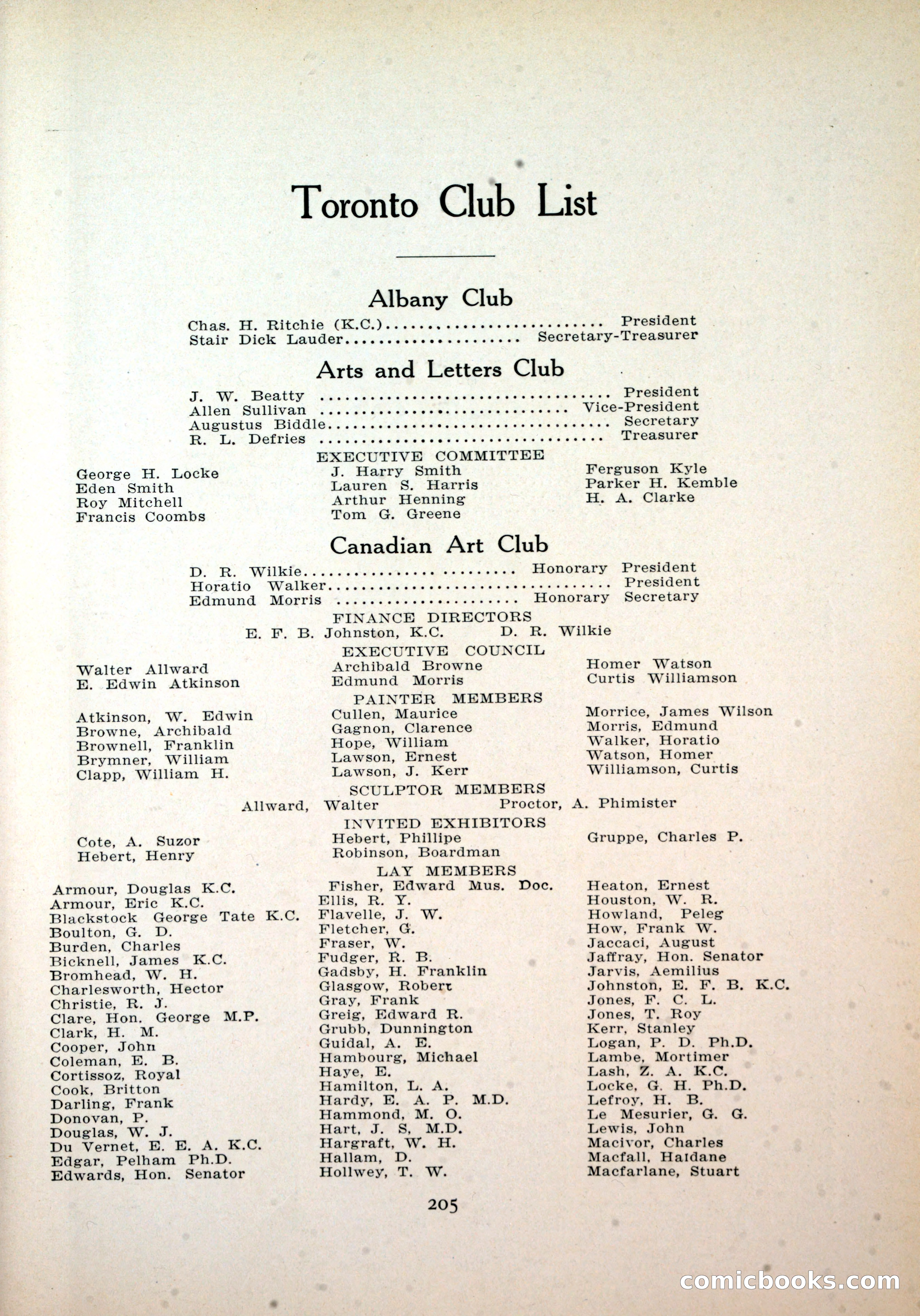 Dau's Blue Book, Toronto — page 197 of 264