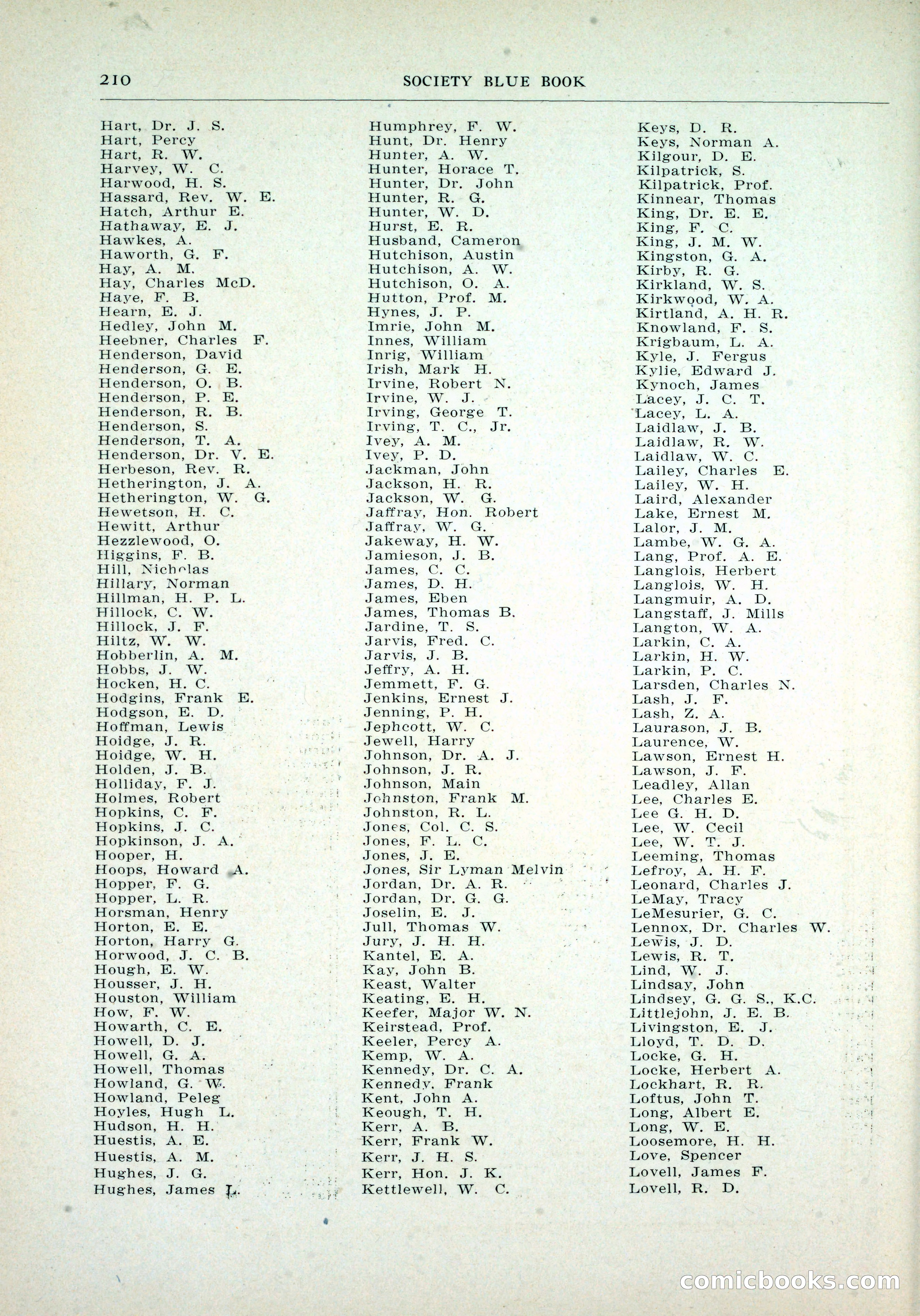 Dau's Blue Book, Toronto — page 202 of 264