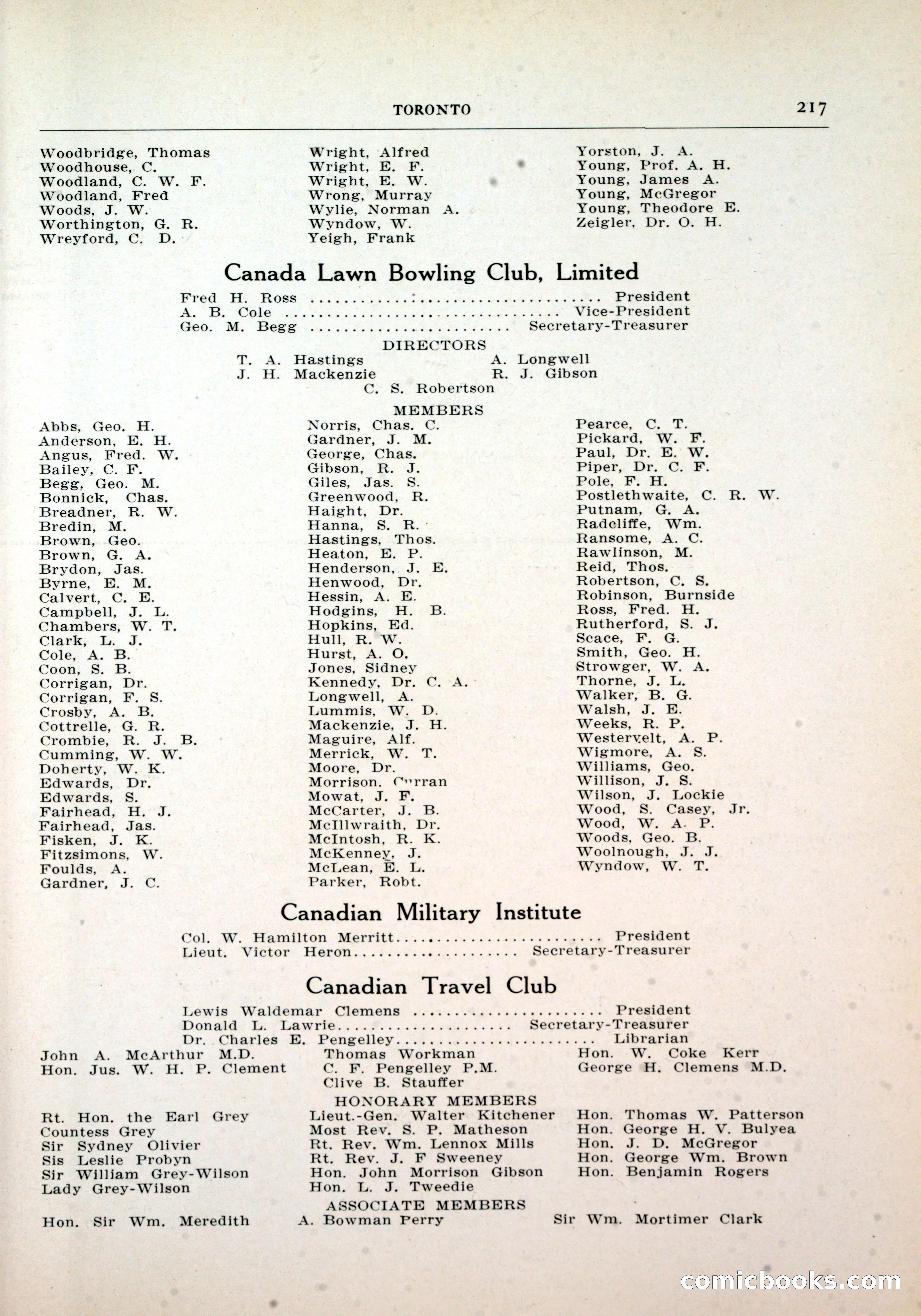 Dau's Blue Book, Toronto — page 209 of 264