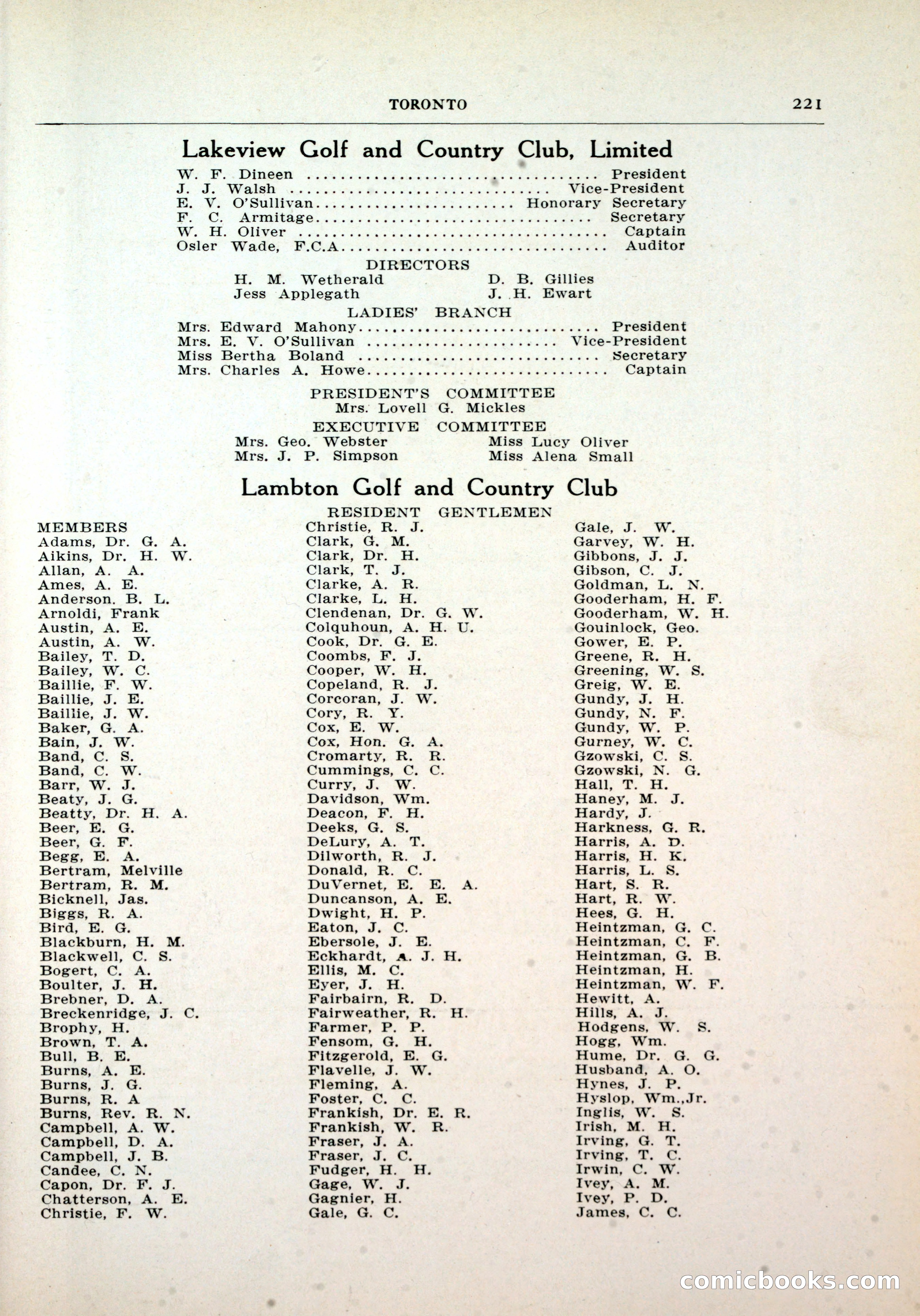 Dau's Blue Book, Toronto — page 213 of 264