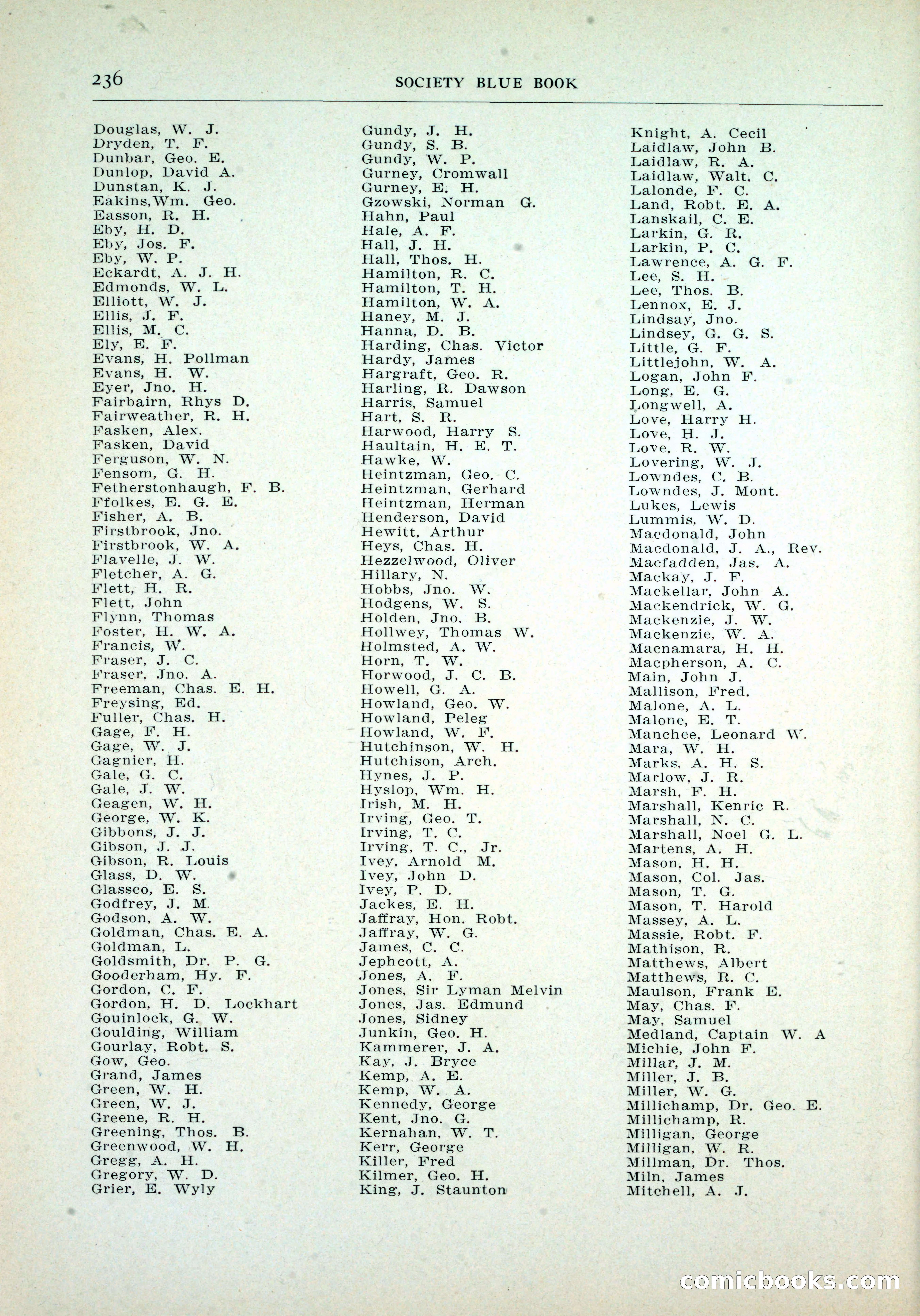 Dau's Blue Book, Toronto — page 228 of 264