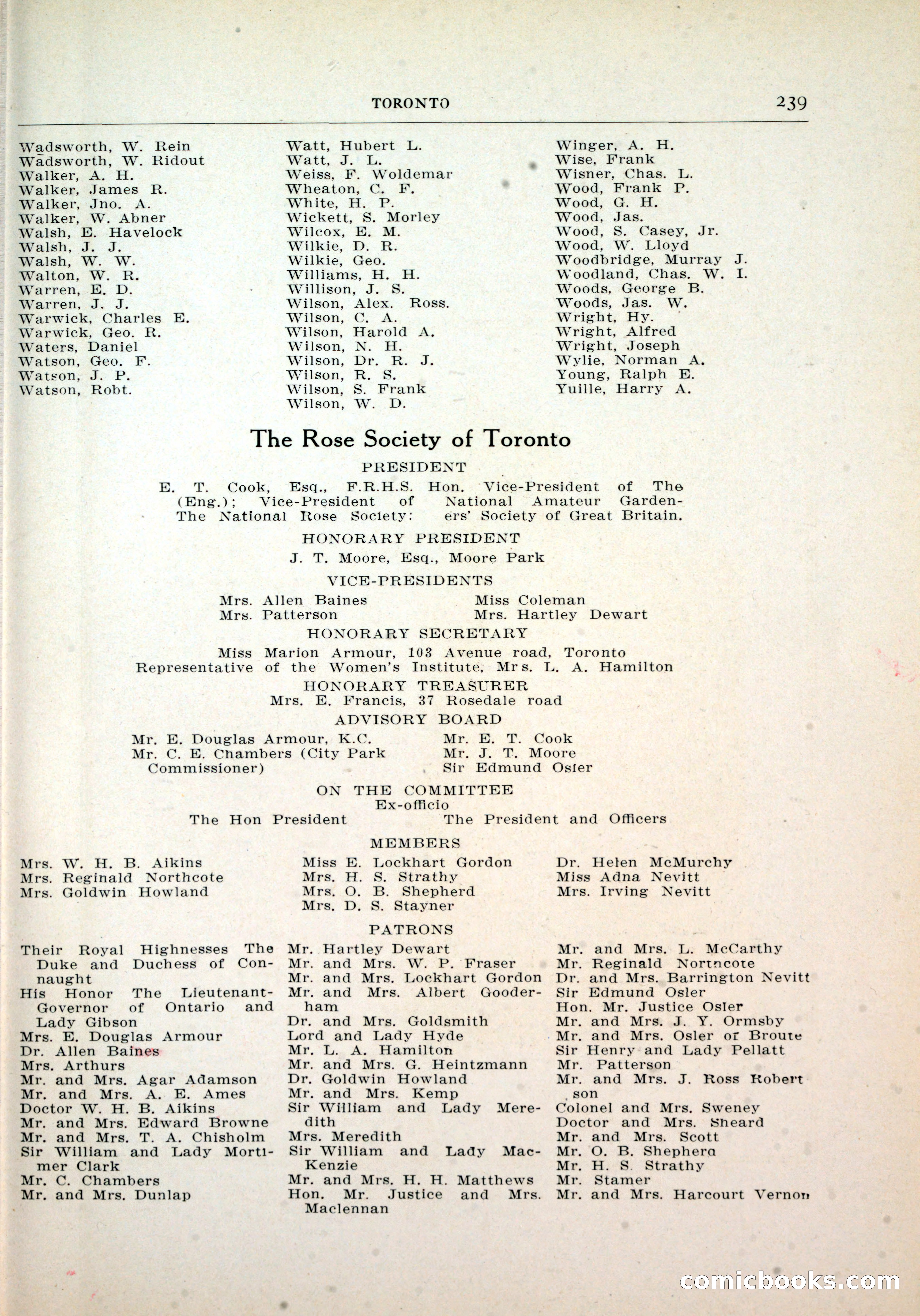 Dau's Blue Book, Toronto — page 231 of 264