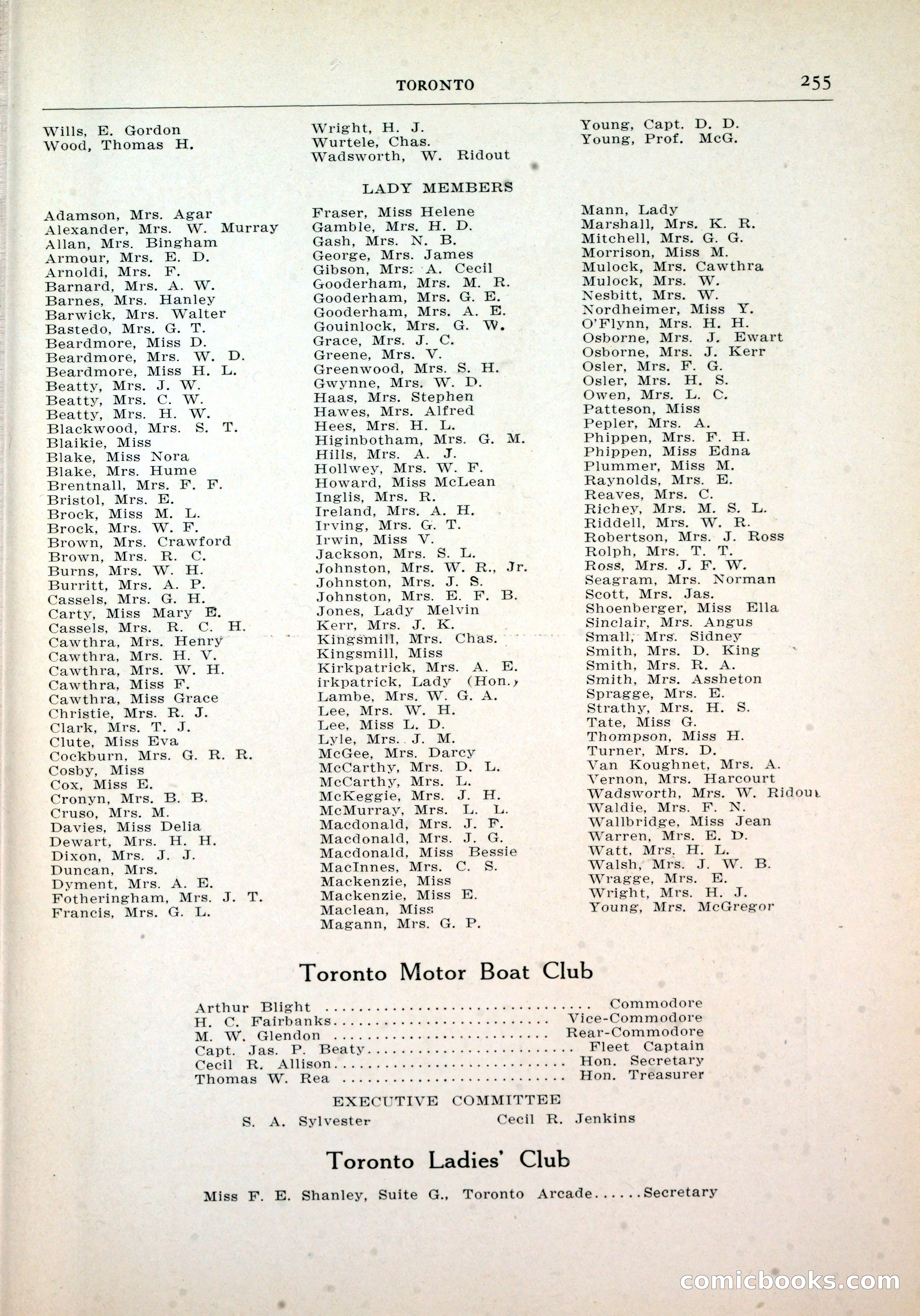 Dau's Blue Book, Toronto — page 247 of 264