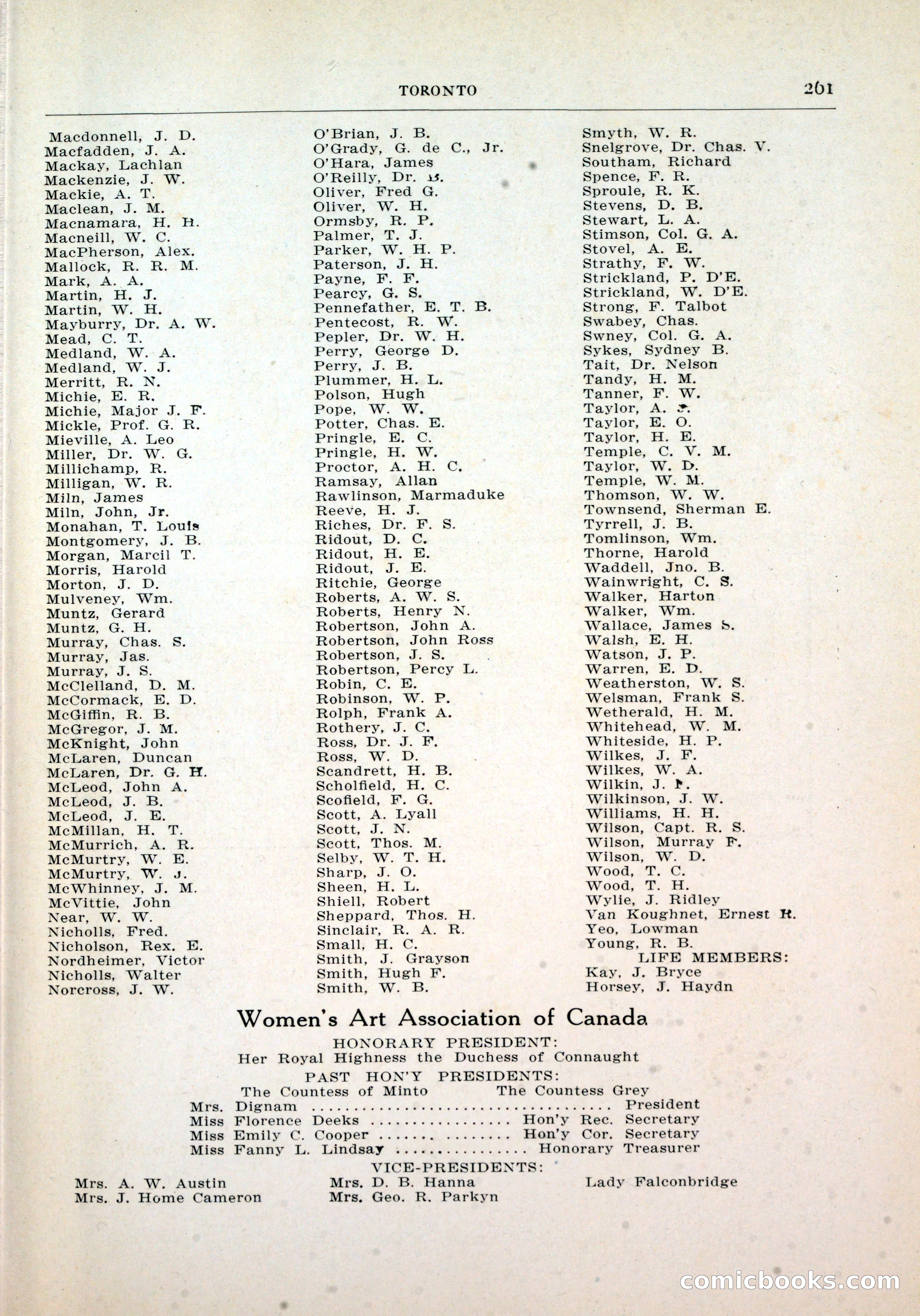 Dau's Blue Book, Toronto — page 253 of 264