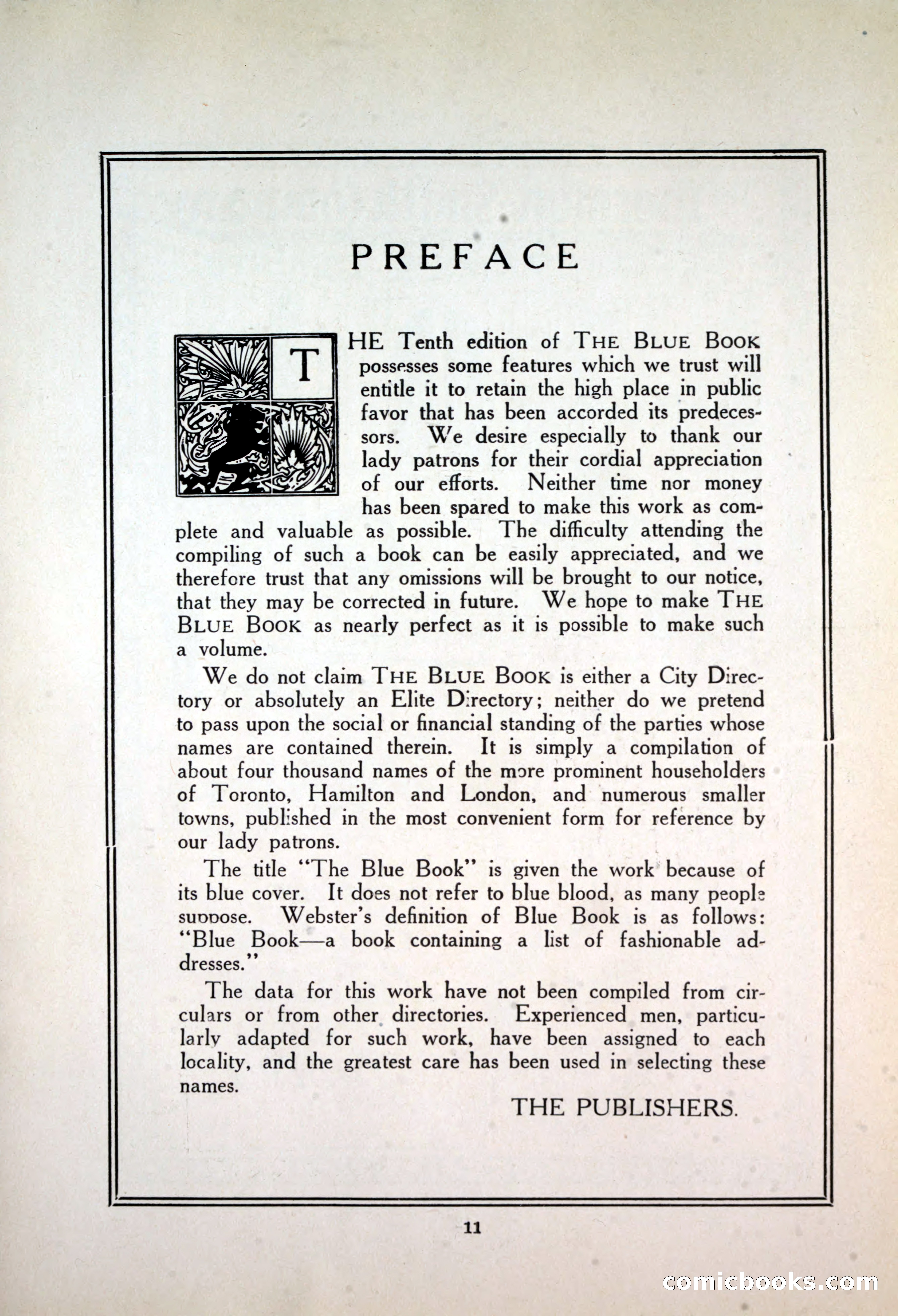 Dau's Blue Book, 1920 — page 11 of 172