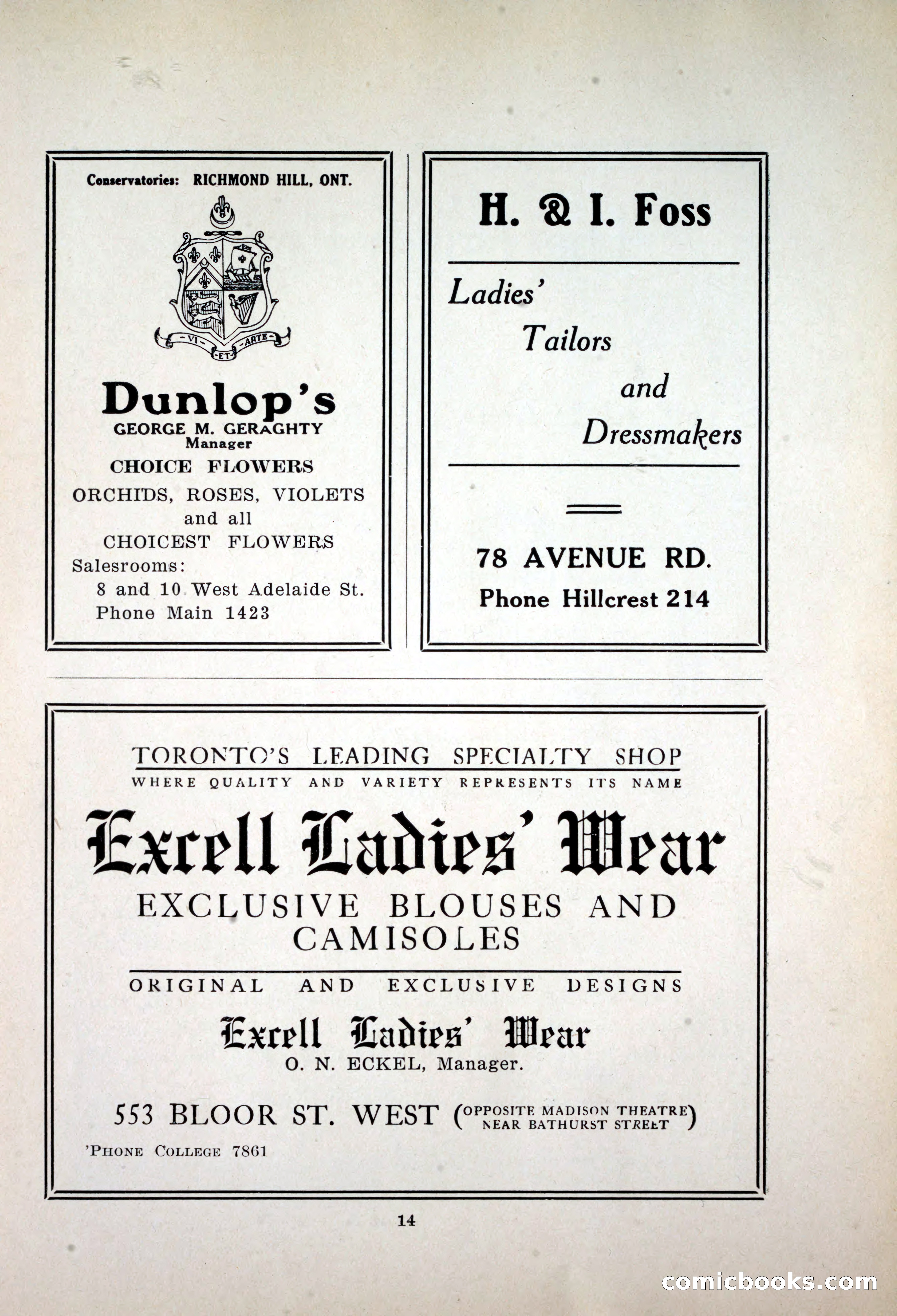 Dau's Blue Book, 1920 — page 14 of 172