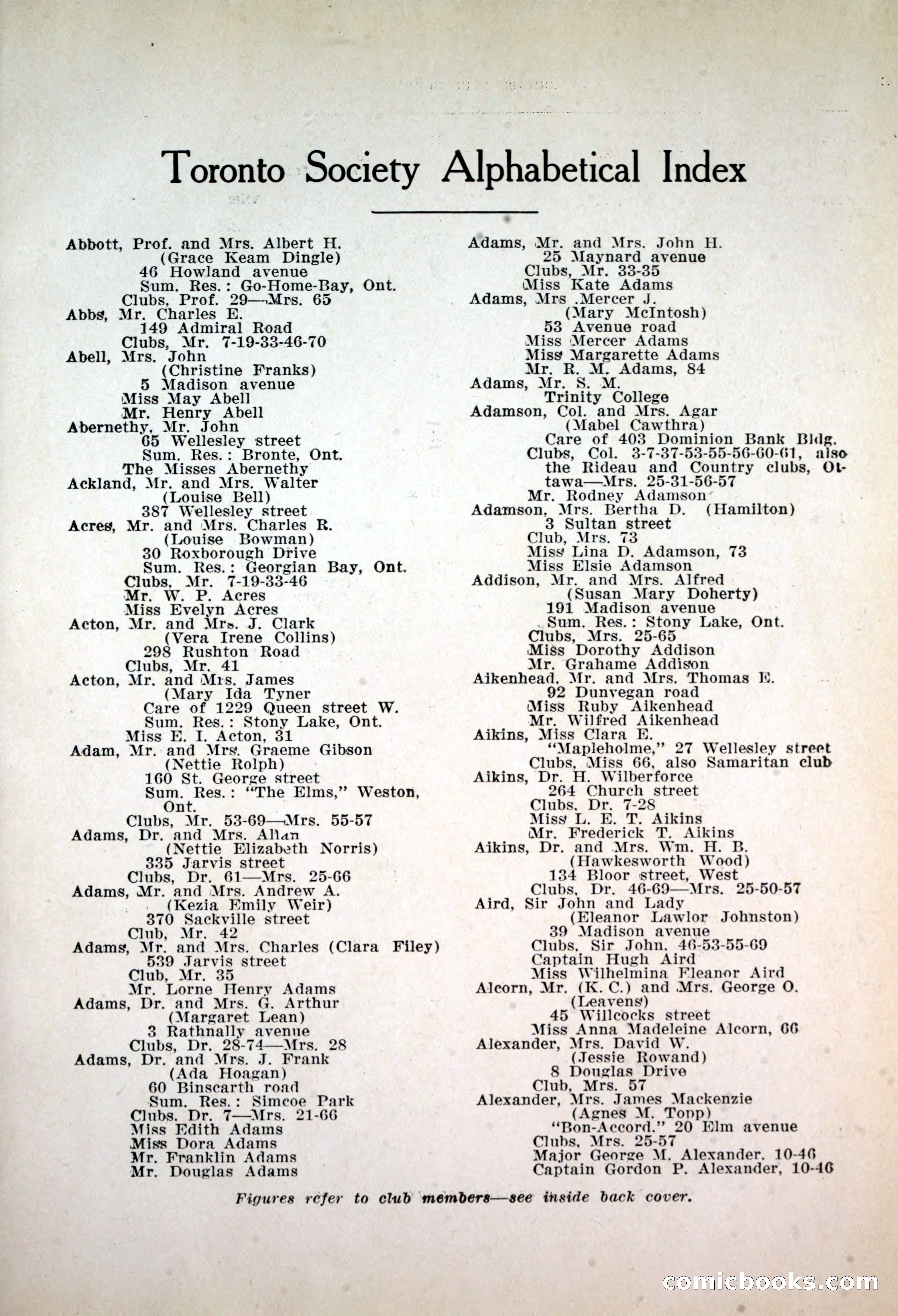 Dau's Blue Book, 1920 — page 17 of 172