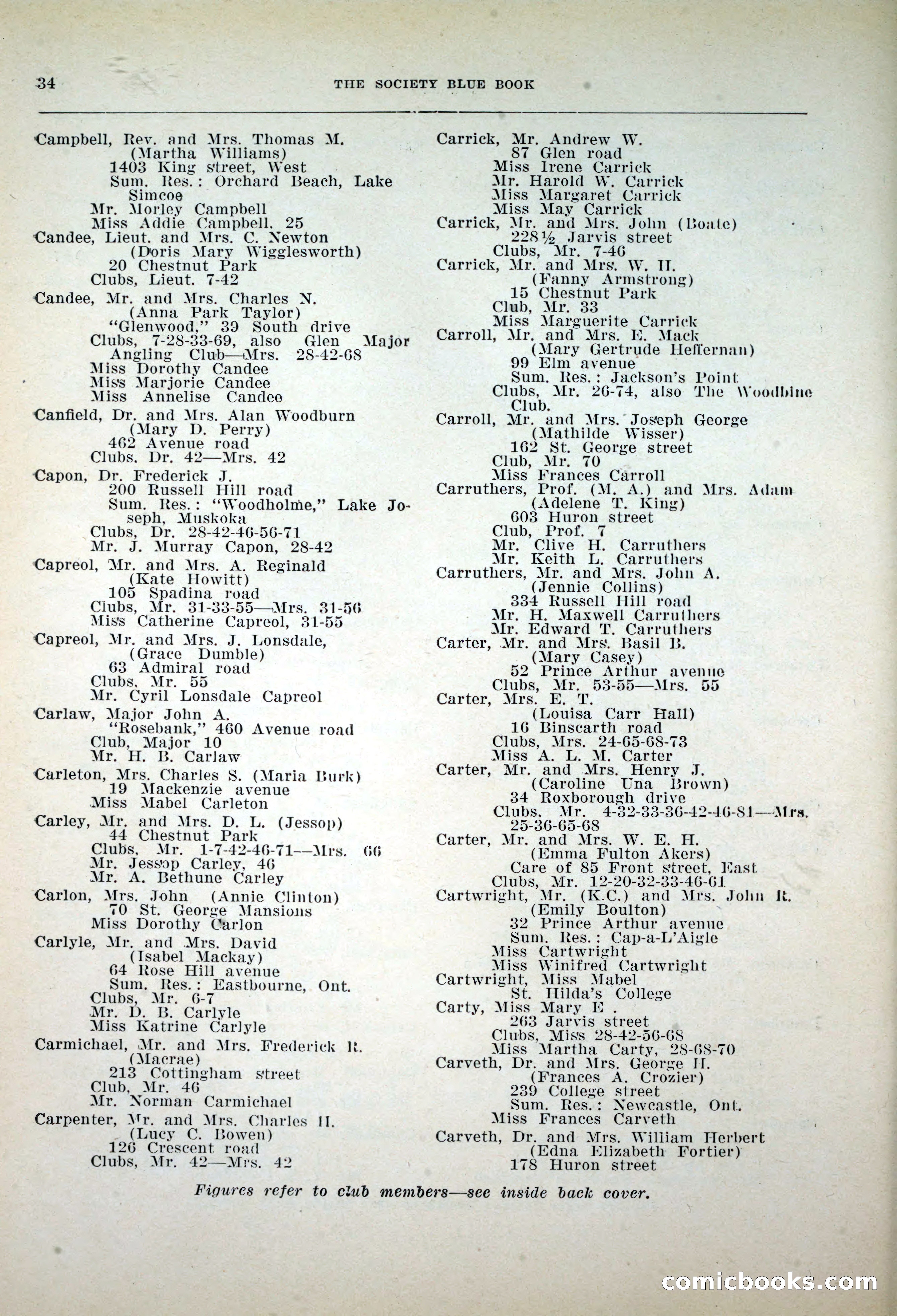 Dau's Blue Book, 1920 — page 34 of 172