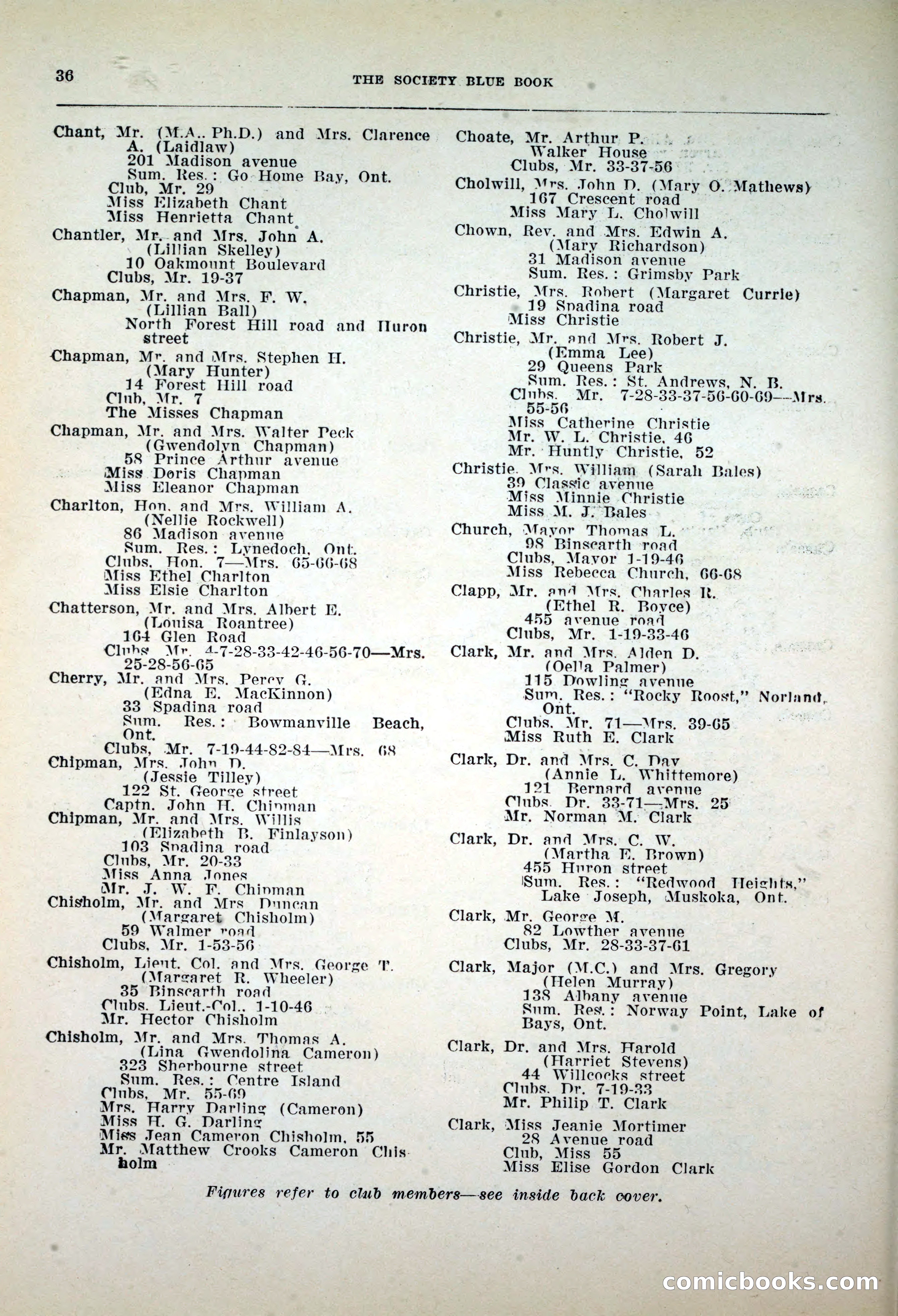 Dau's Blue Book, 1920 — page 36 of 172