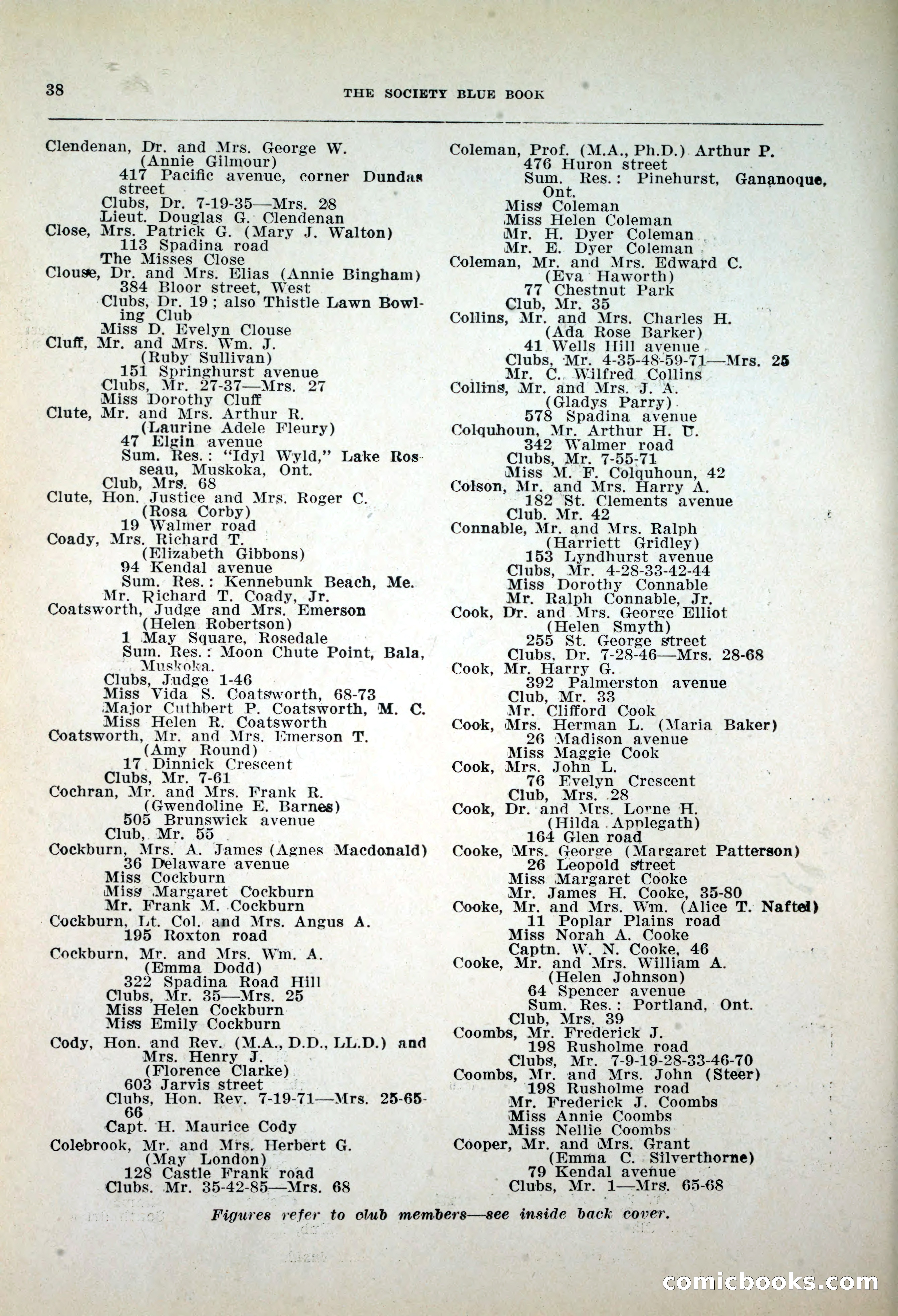 Dau's Blue Book, 1920 — page 38 of 172