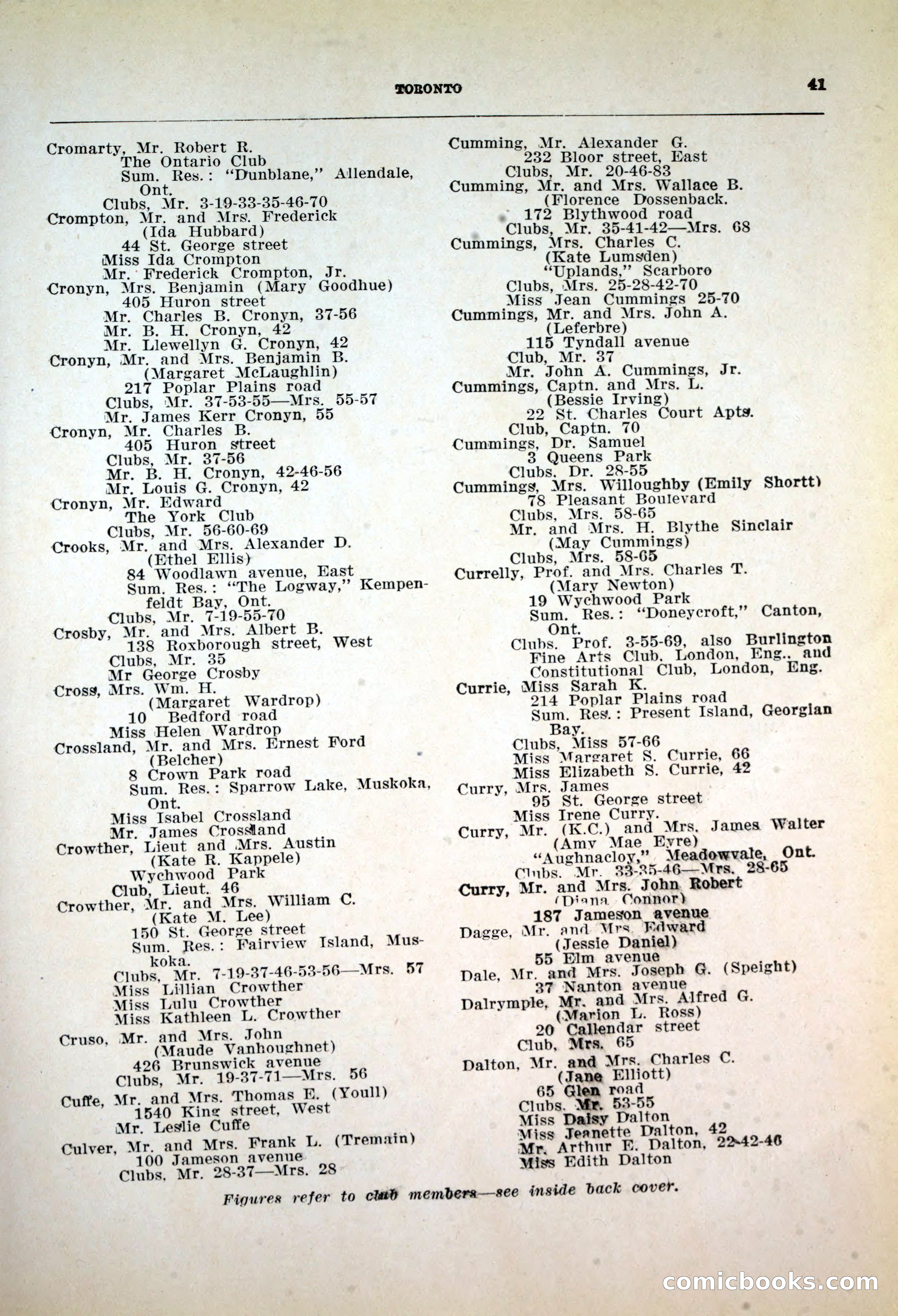 Dau's Blue Book, 1920 — page 41 of 172
