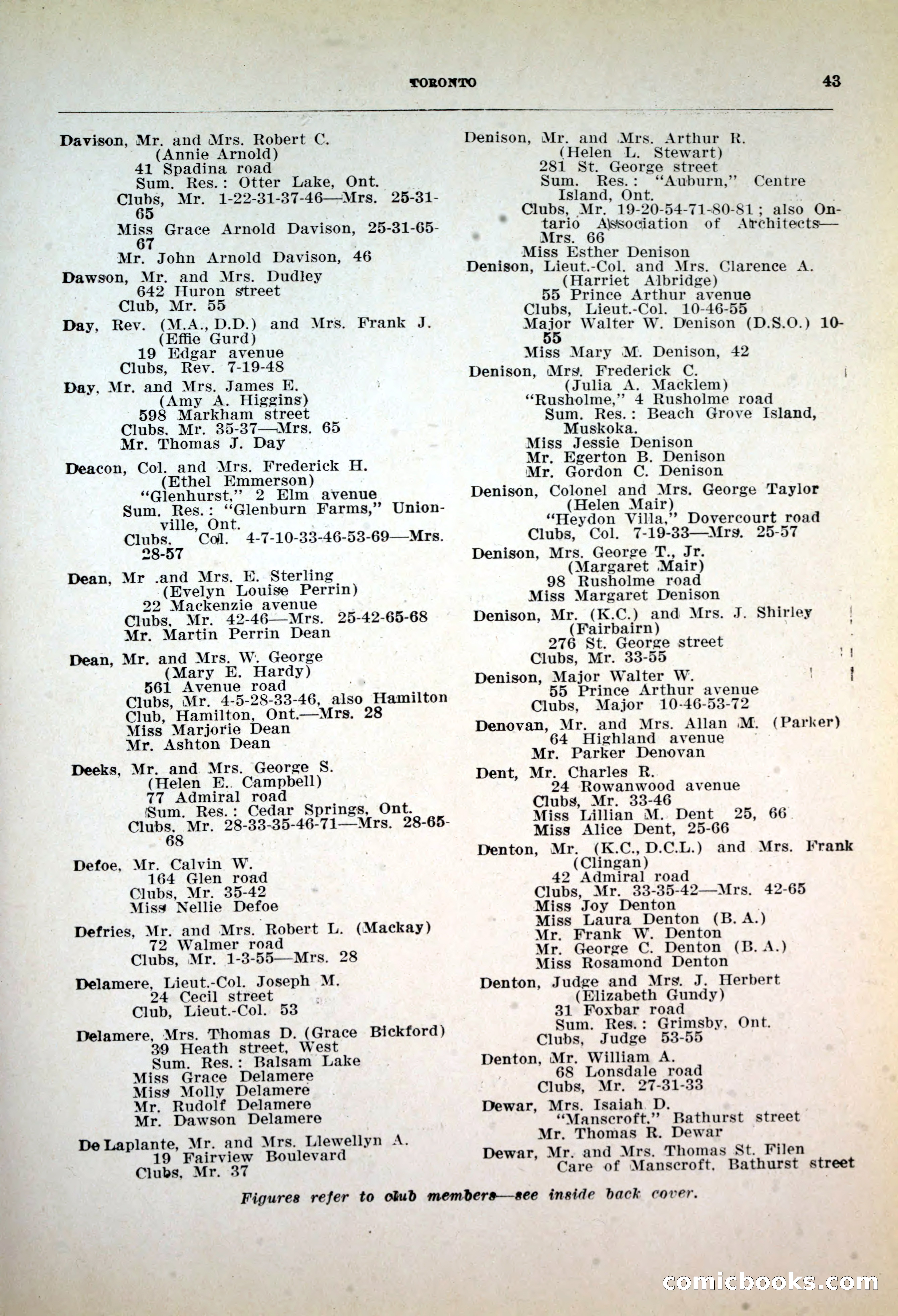 Dau's Blue Book, 1920 — page 43 of 172