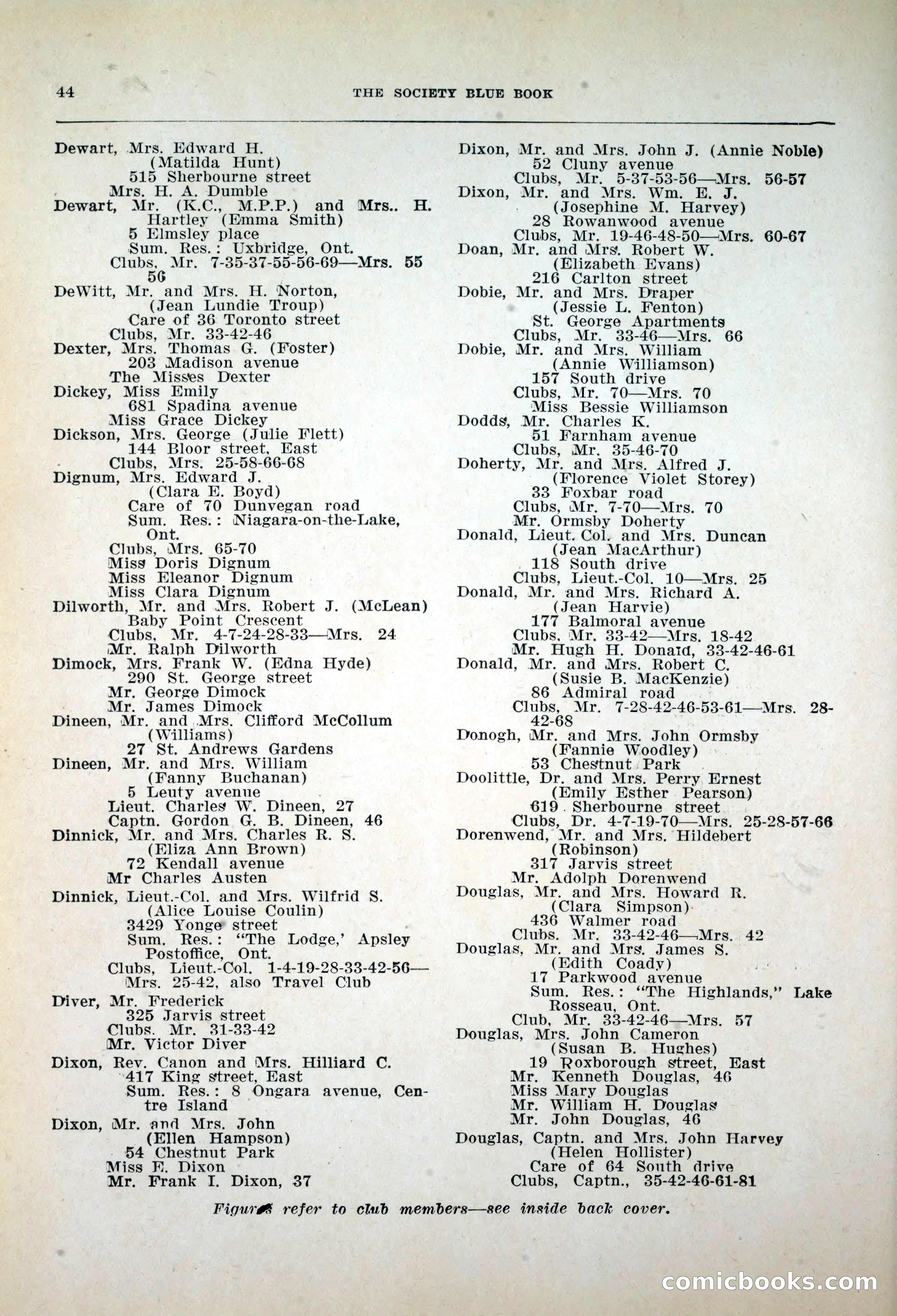 Dau's Blue Book, 1920 — page 44 of 172