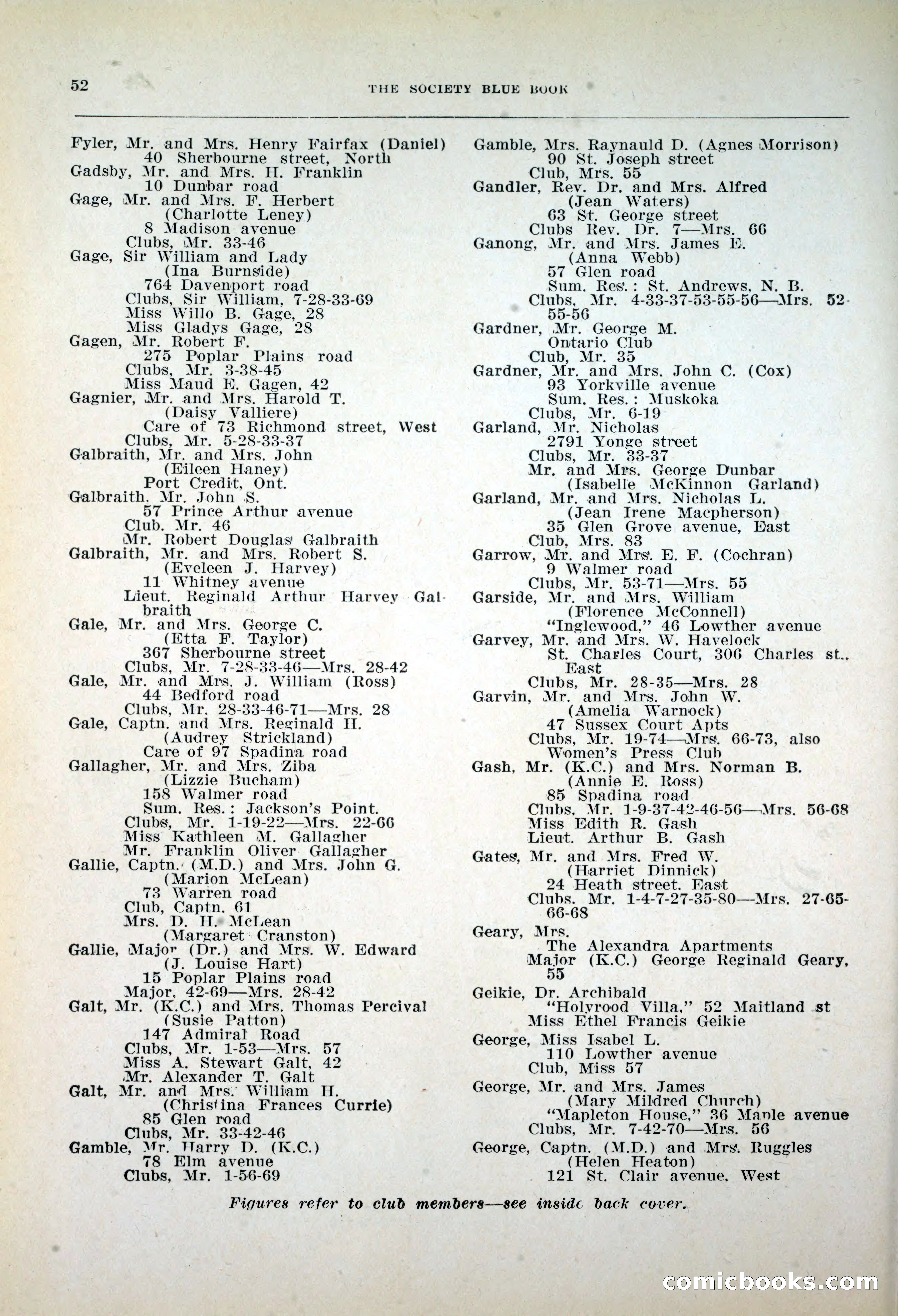 Dau's Blue Book, 1920 — page 52 of 172
