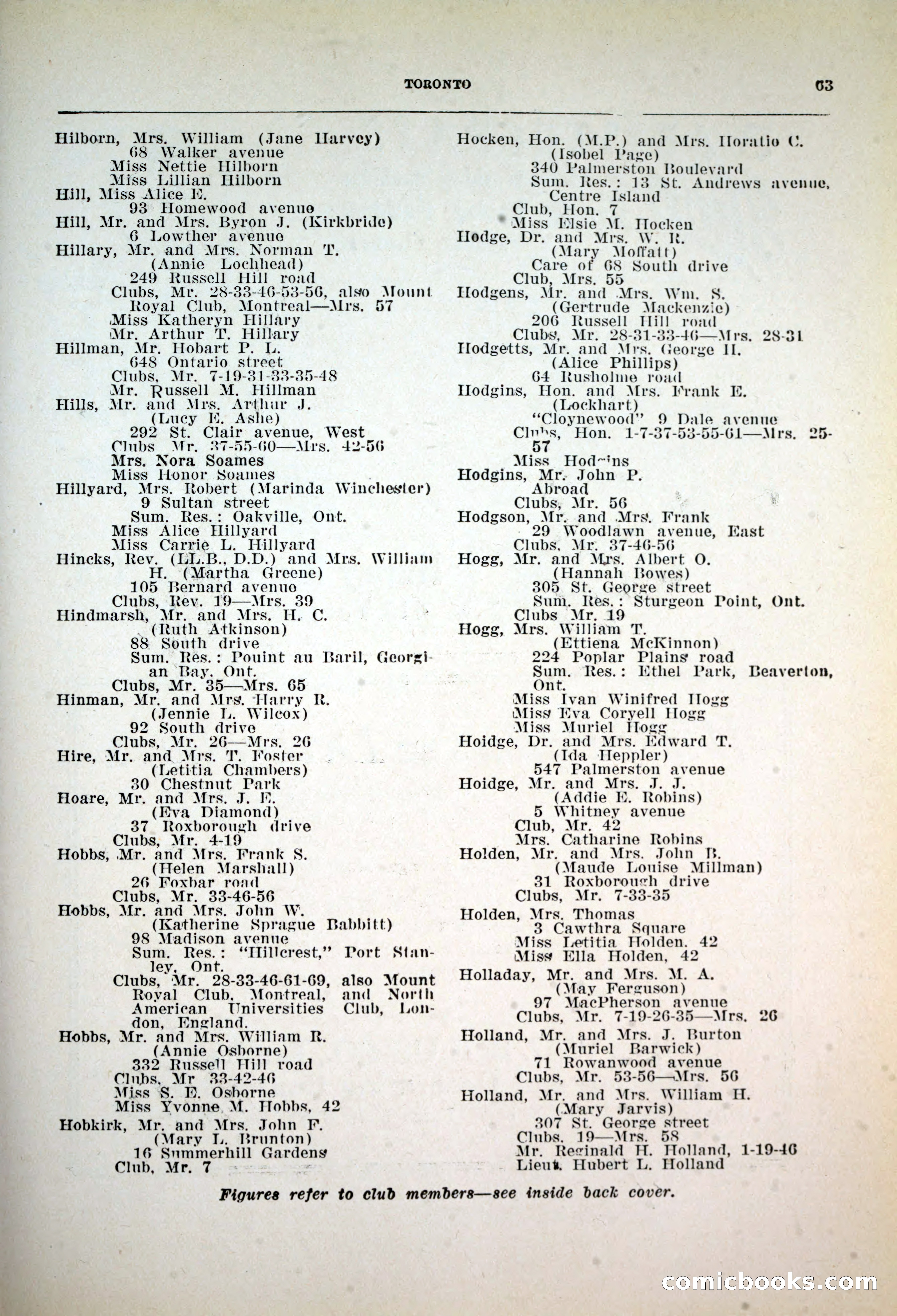 Dau's Blue Book, 1920 — page 63 of 172